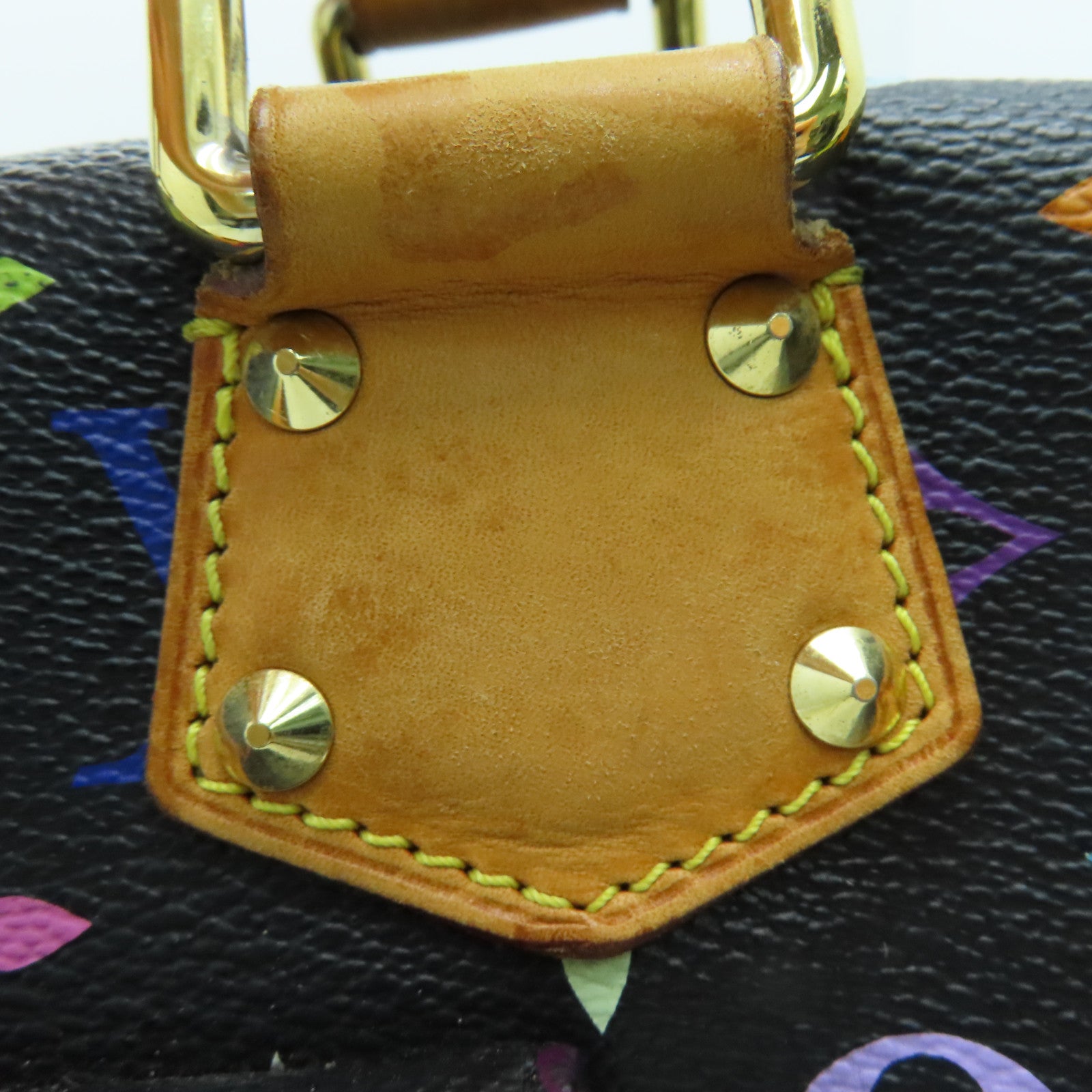 LOUIS VUITTON 【激減優惠】Monogram Multicolore Speedy 30金扣手挽袋黑色彩色