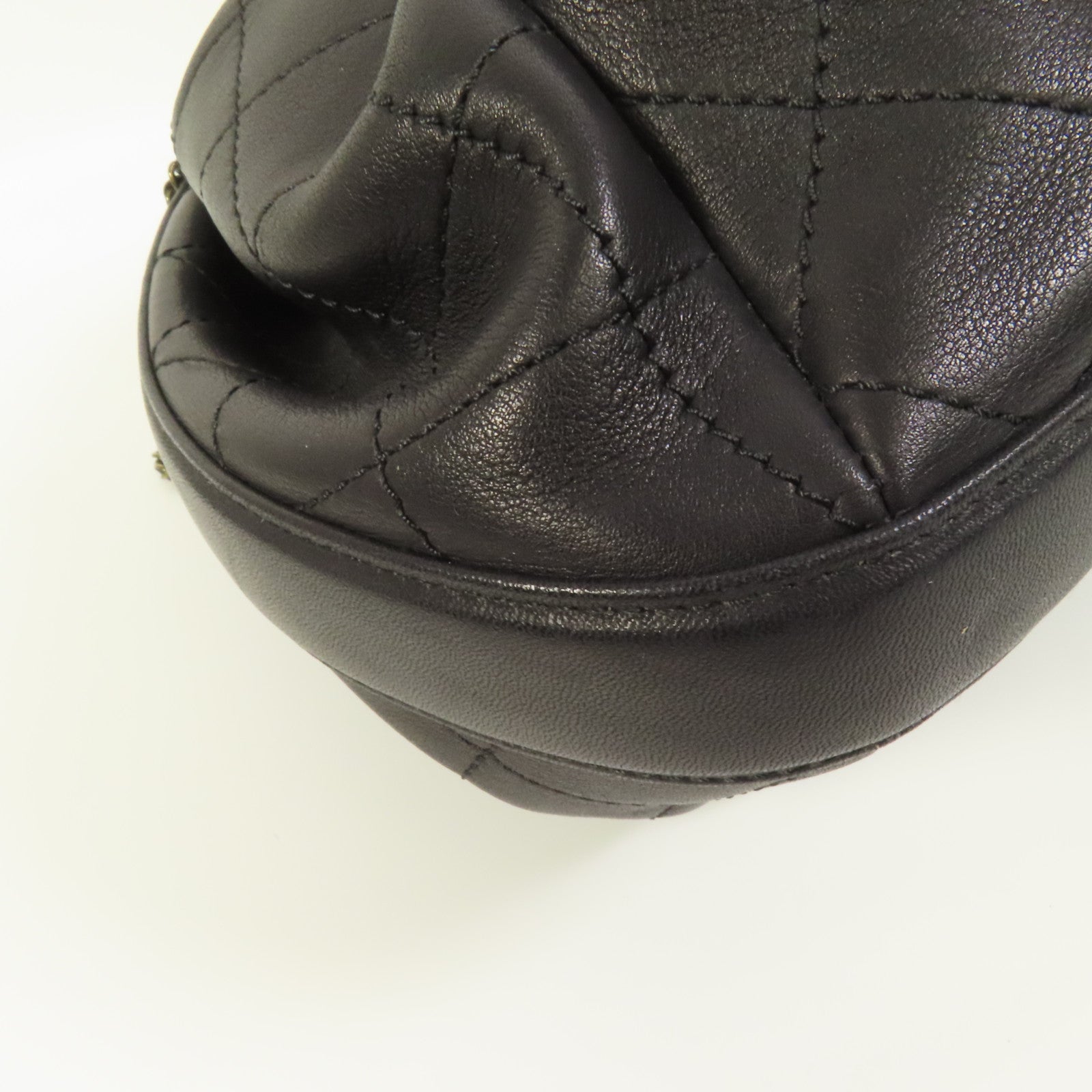 CHANEL 牛皮皮革Shoulder Bag金扣手挽肩背兩用袋