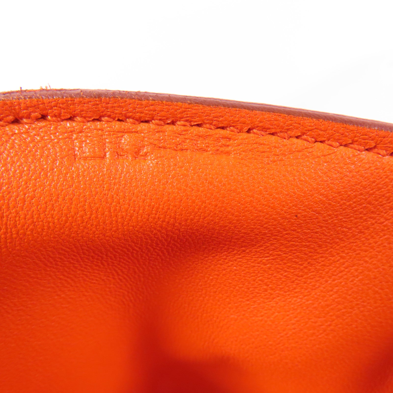 HERMES 【激減優惠】Clemence皮革Tool Box 20手挽肩背兩用袋Orange