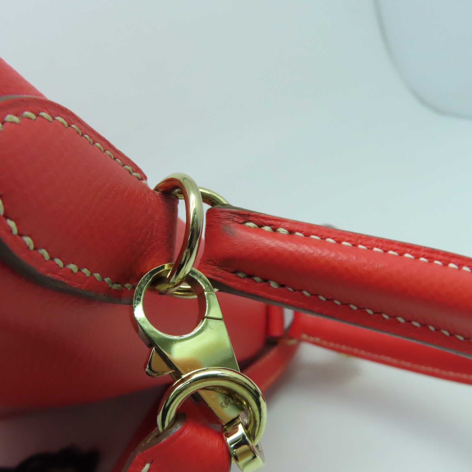 HERMES 【清倉大減價】Epsom皮革Kelly 28金扣手挽肩背兩用袋桃紅色