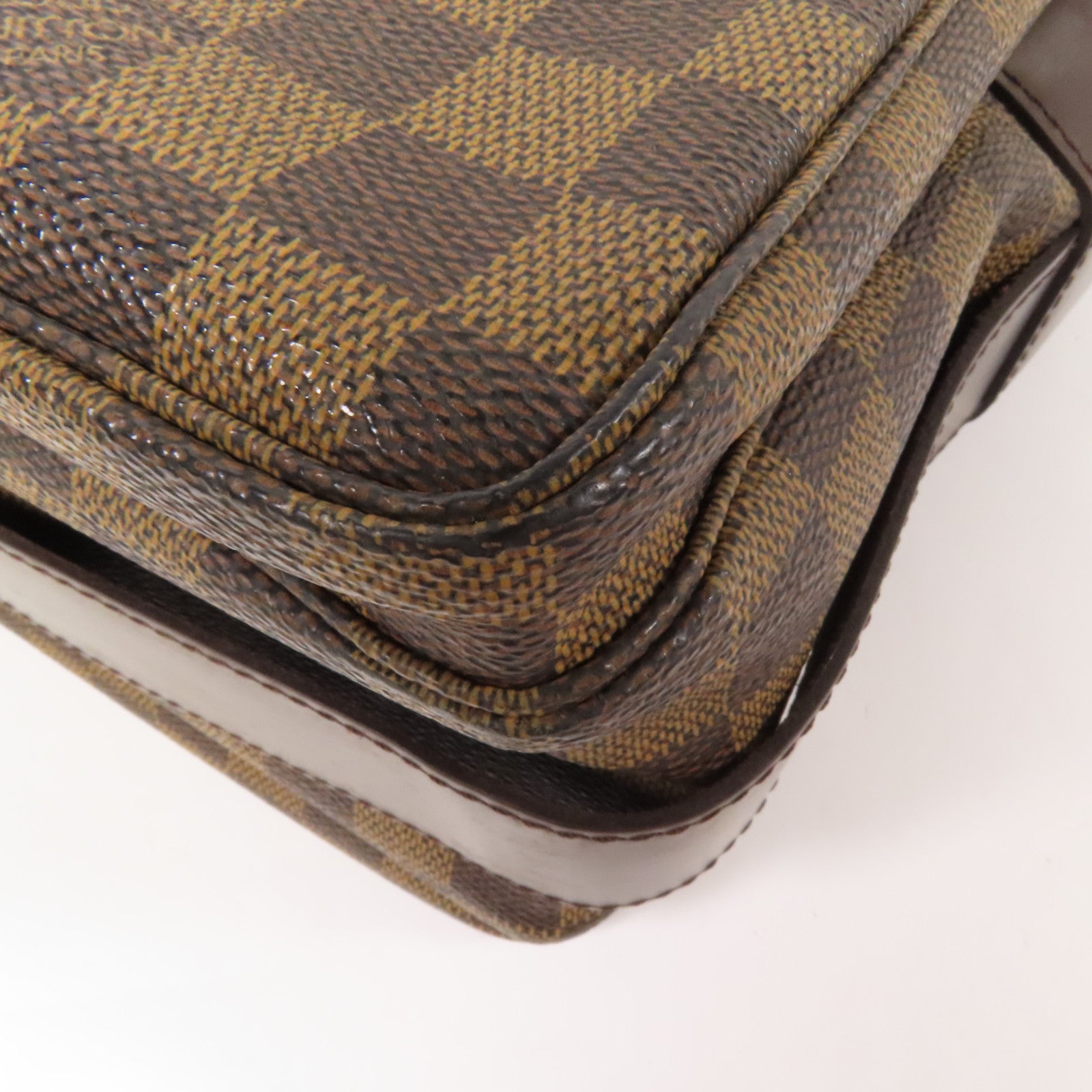 LOUIS VUITTON Damier Naviglio金扣肩背袋