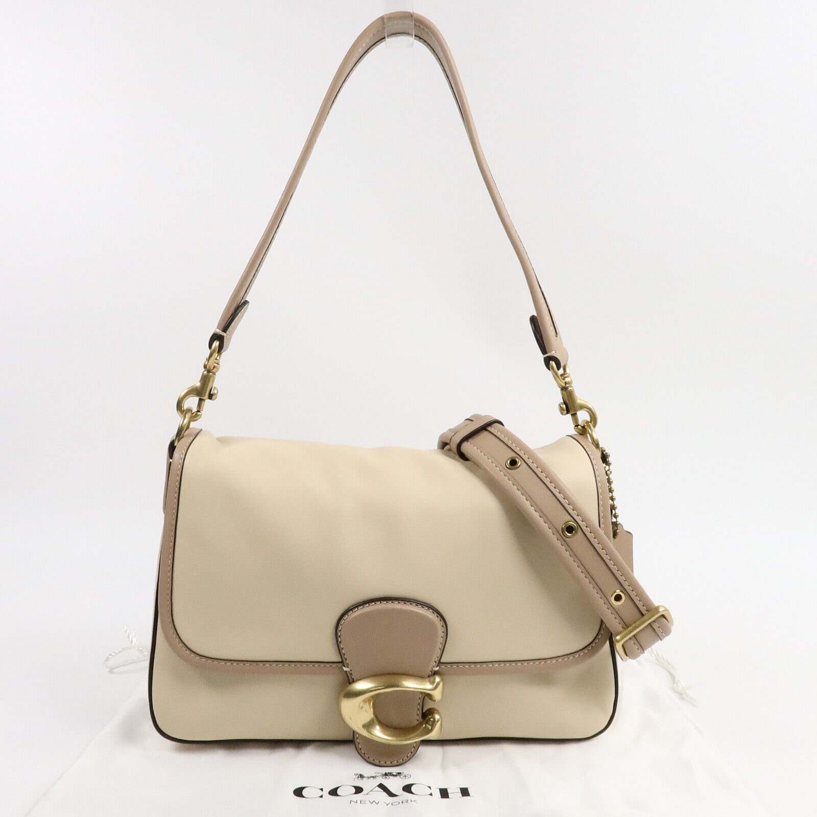 COACH 牛皮皮革Shoulder Bag肩背袋
