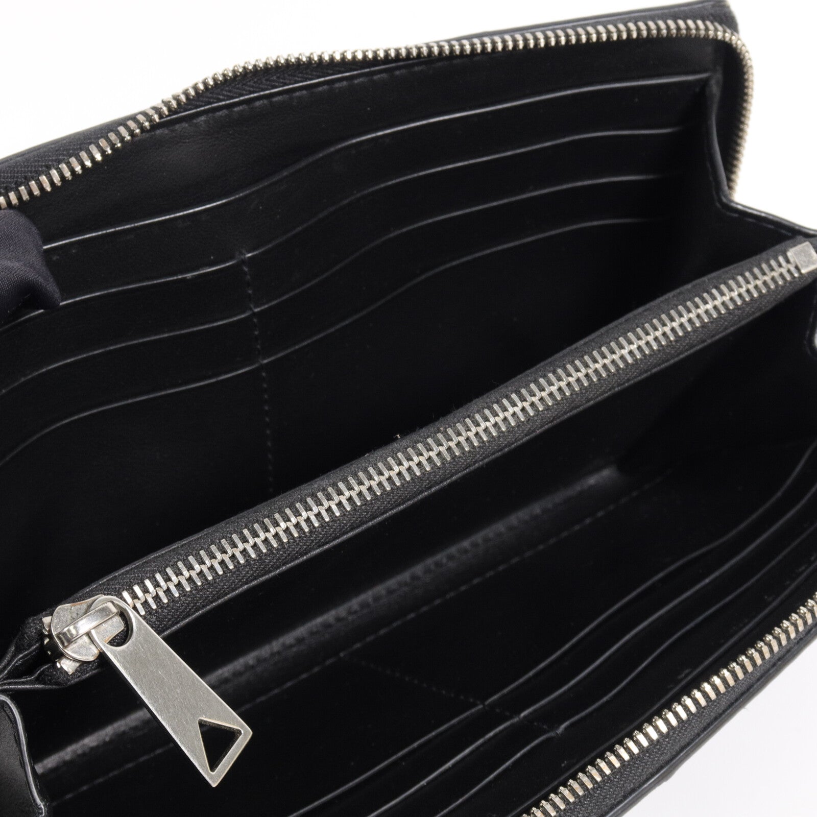 BOTTEGA VENETA 織紋皮革Cassette Zip Around Wallet長錢包