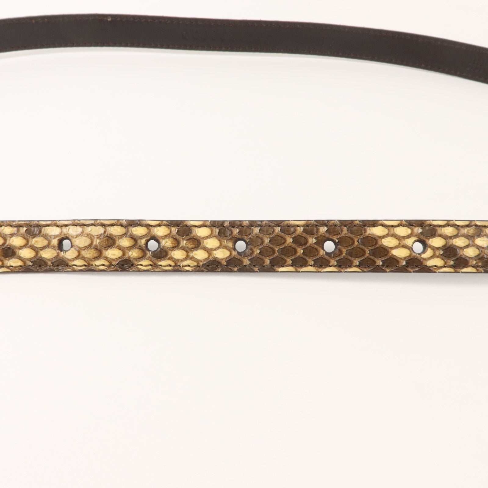 Miu Miu 蛇皮皮革Belt 80cm皮帶