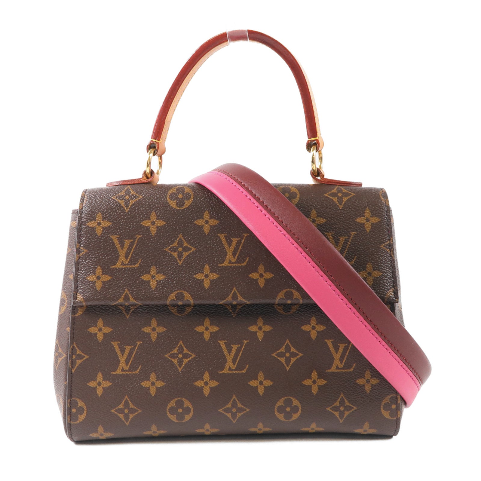 LOUIS VUITTON Monogram Cluny BB手挽肩背兩用袋