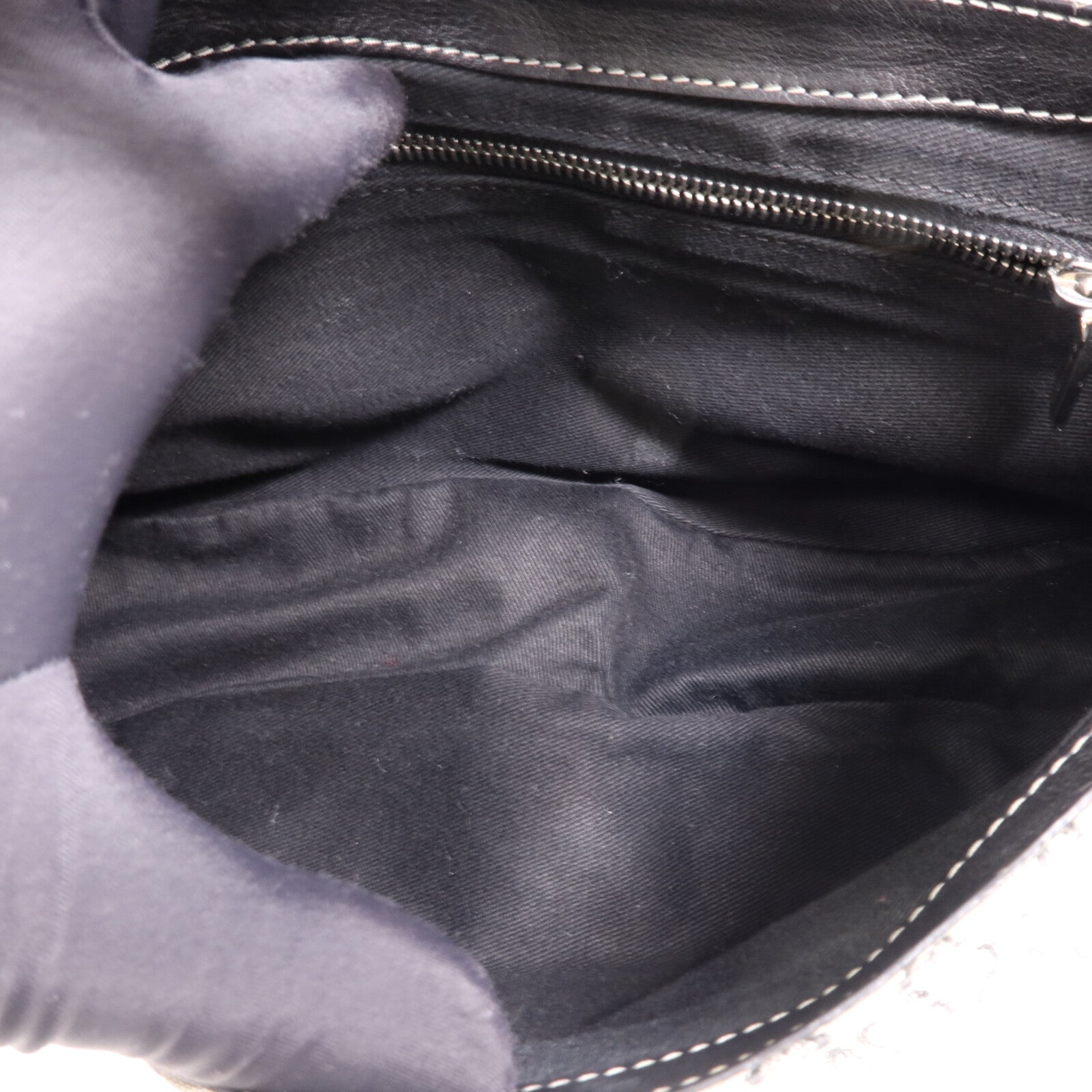 CELINE 帆布Shoulder Bag銀扣肩背袋