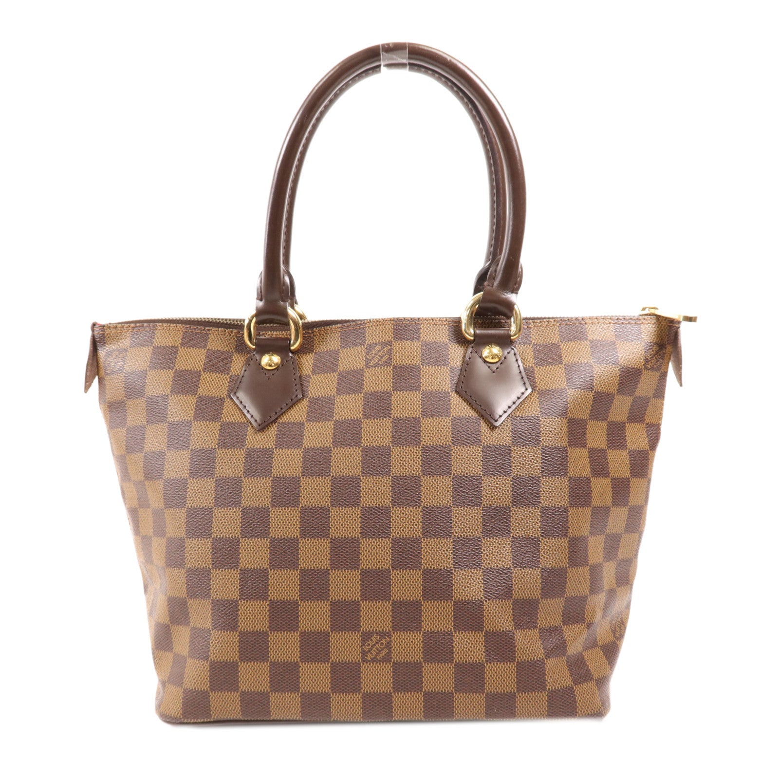 LOUIS VUITTON Damier Saleya PM金扣肩背袋