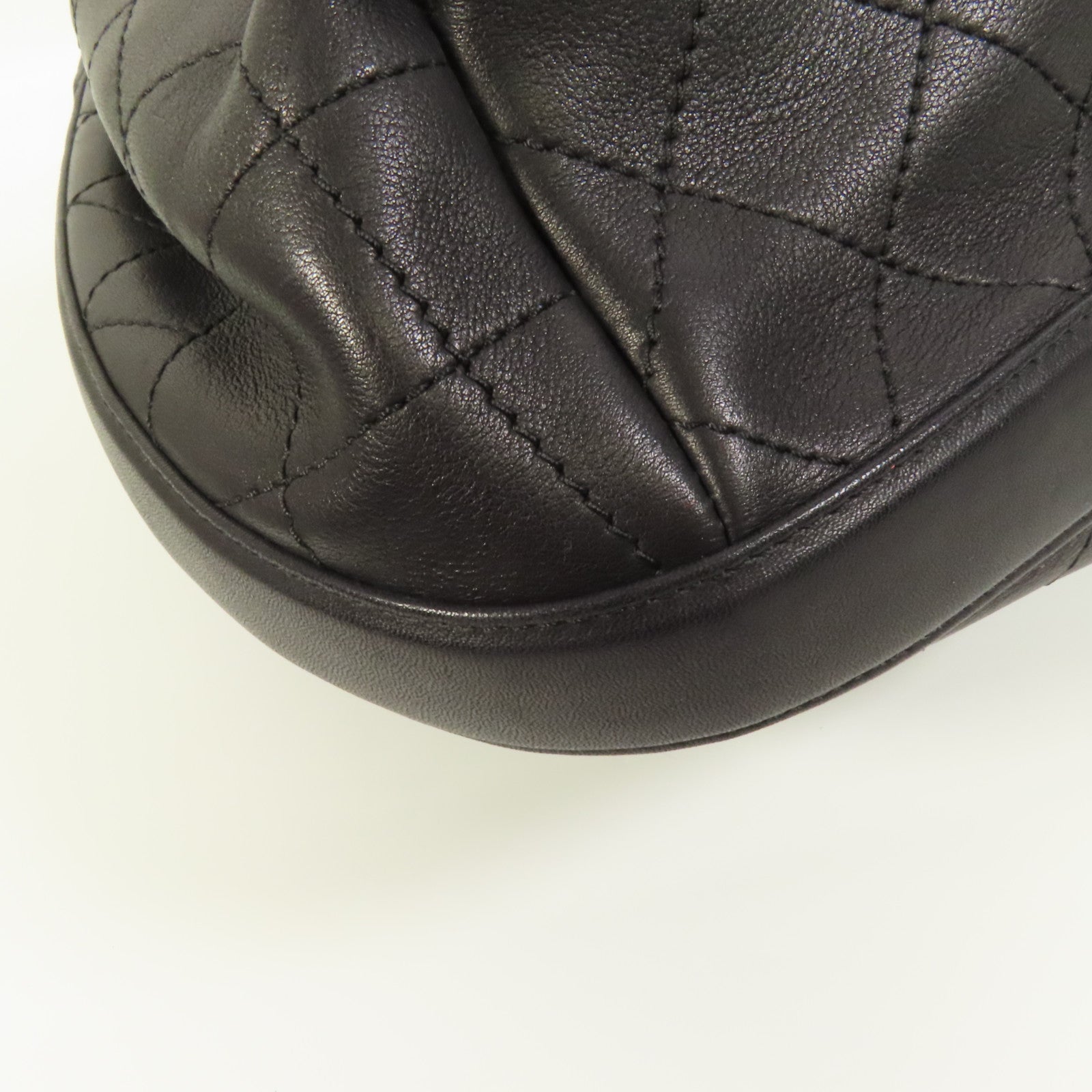CHANEL 牛皮皮革Shoulder Bag金扣手挽肩背兩用袋