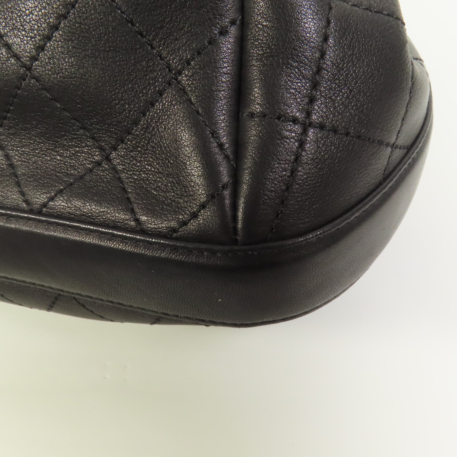 CHANEL 牛皮皮革Shoulder Bag金扣手挽肩背兩用袋