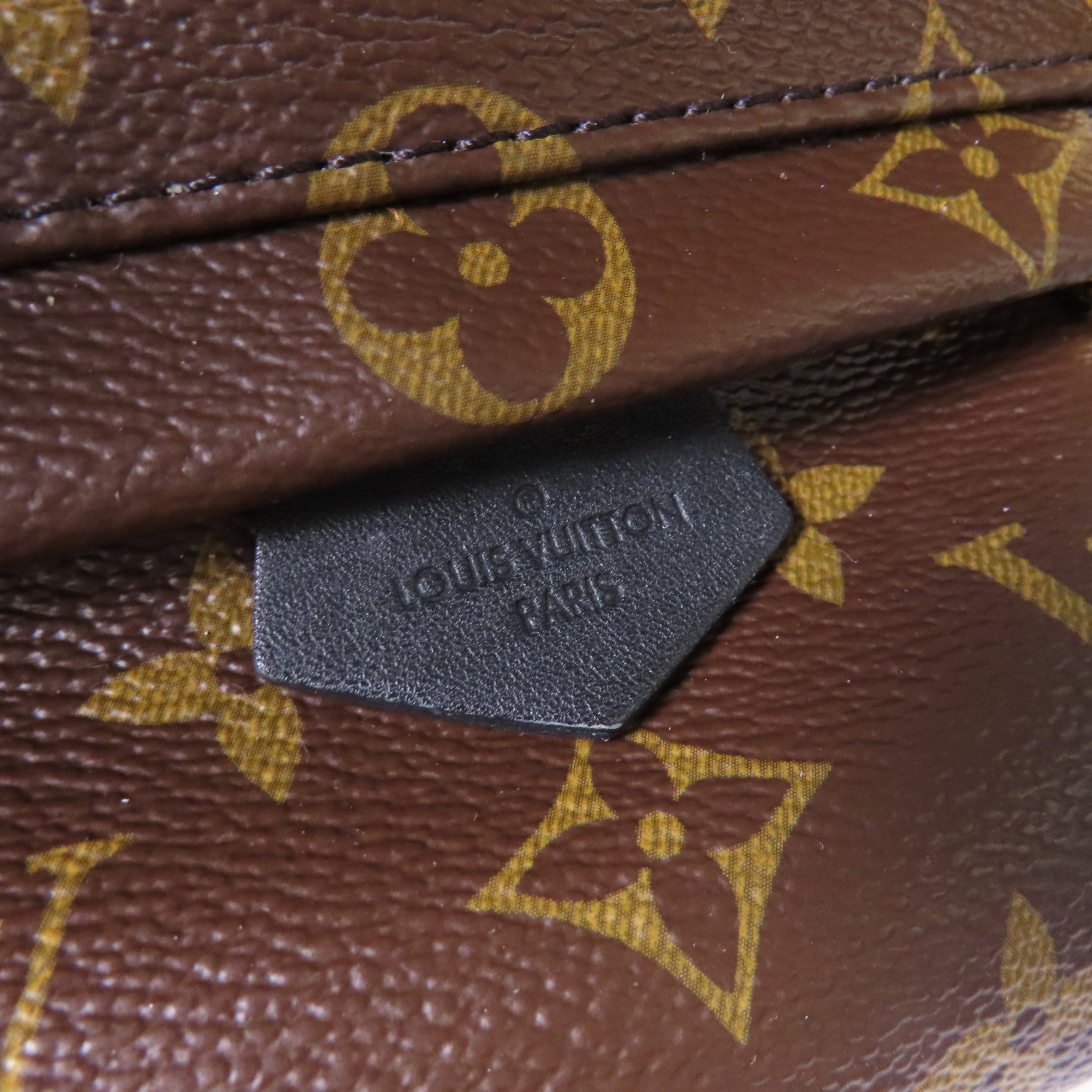 LOUIS VUITTON 【激減優惠】Monogram Palm Springs Mini金扣背包啡色