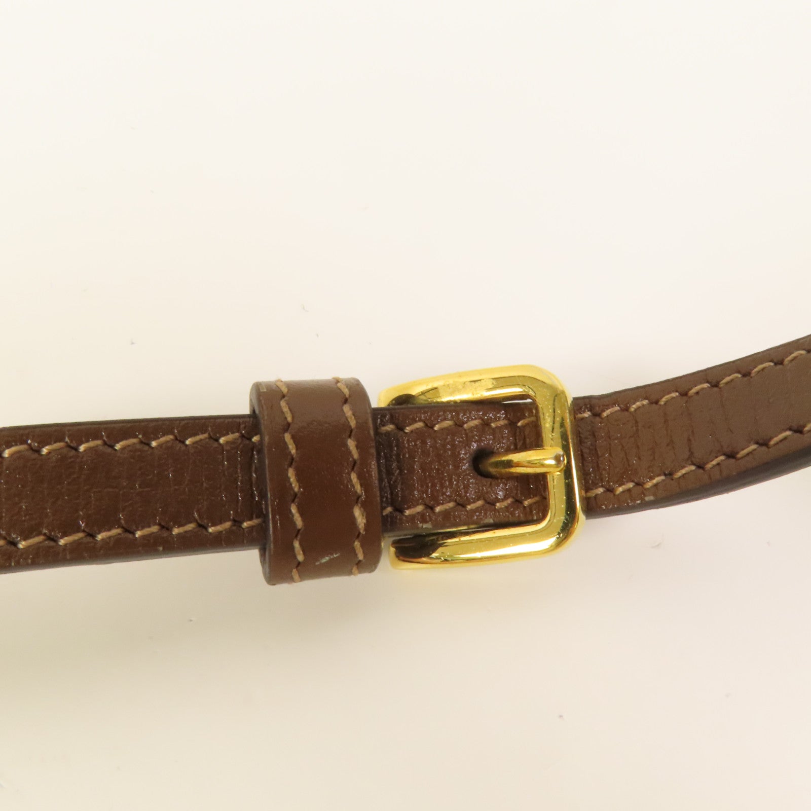 GUCCI 塗層帆布Horsebit 1955 Mini金扣肩背袋