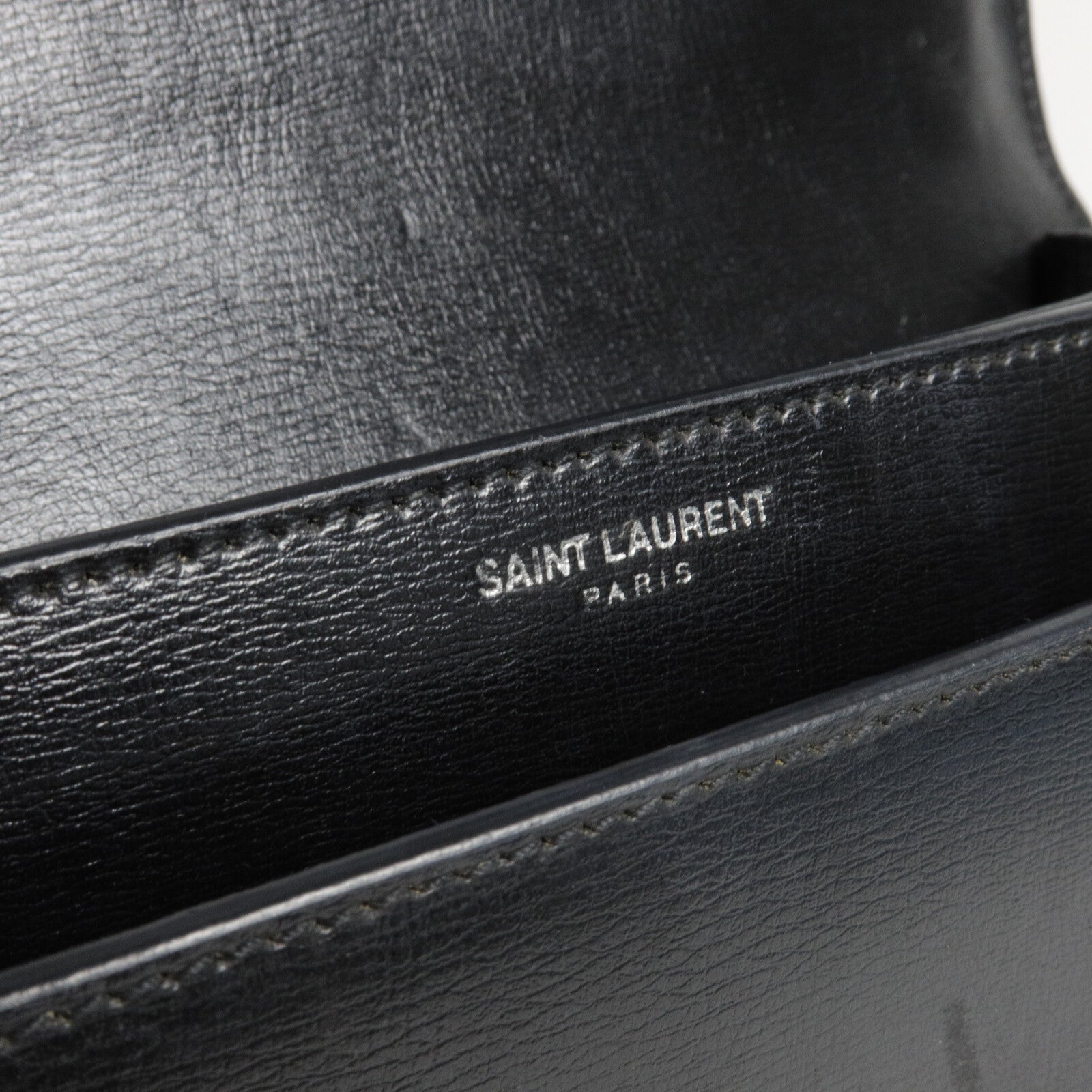 SAINT LAURENT 牛皮皮革Sunset Medium鏈帶肩背袋