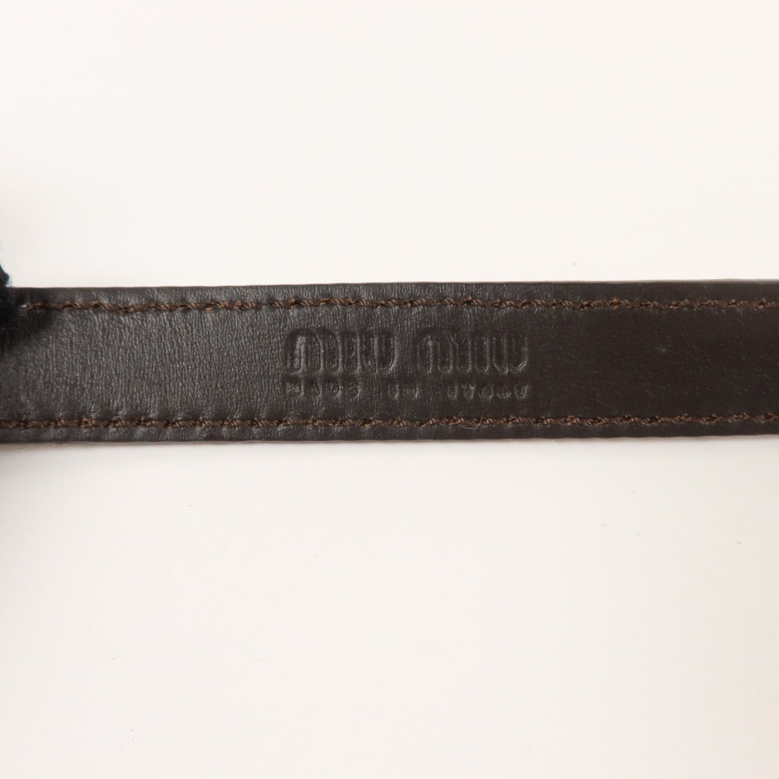 Miu Miu 蛇皮皮革Belt 80cm皮帶