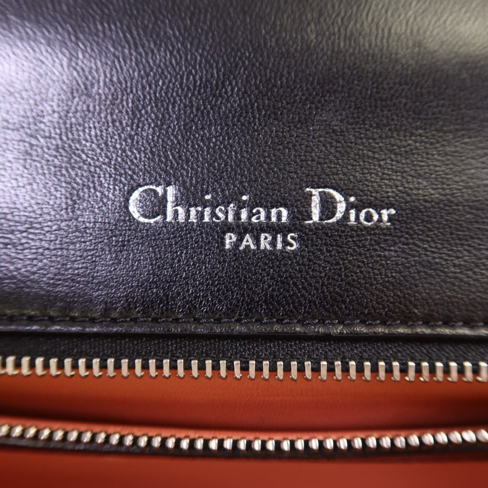 Dior 【激減優惠】羊皮皮革Crystal Feather Medium Diorama銀扣鏈帶肩背袋