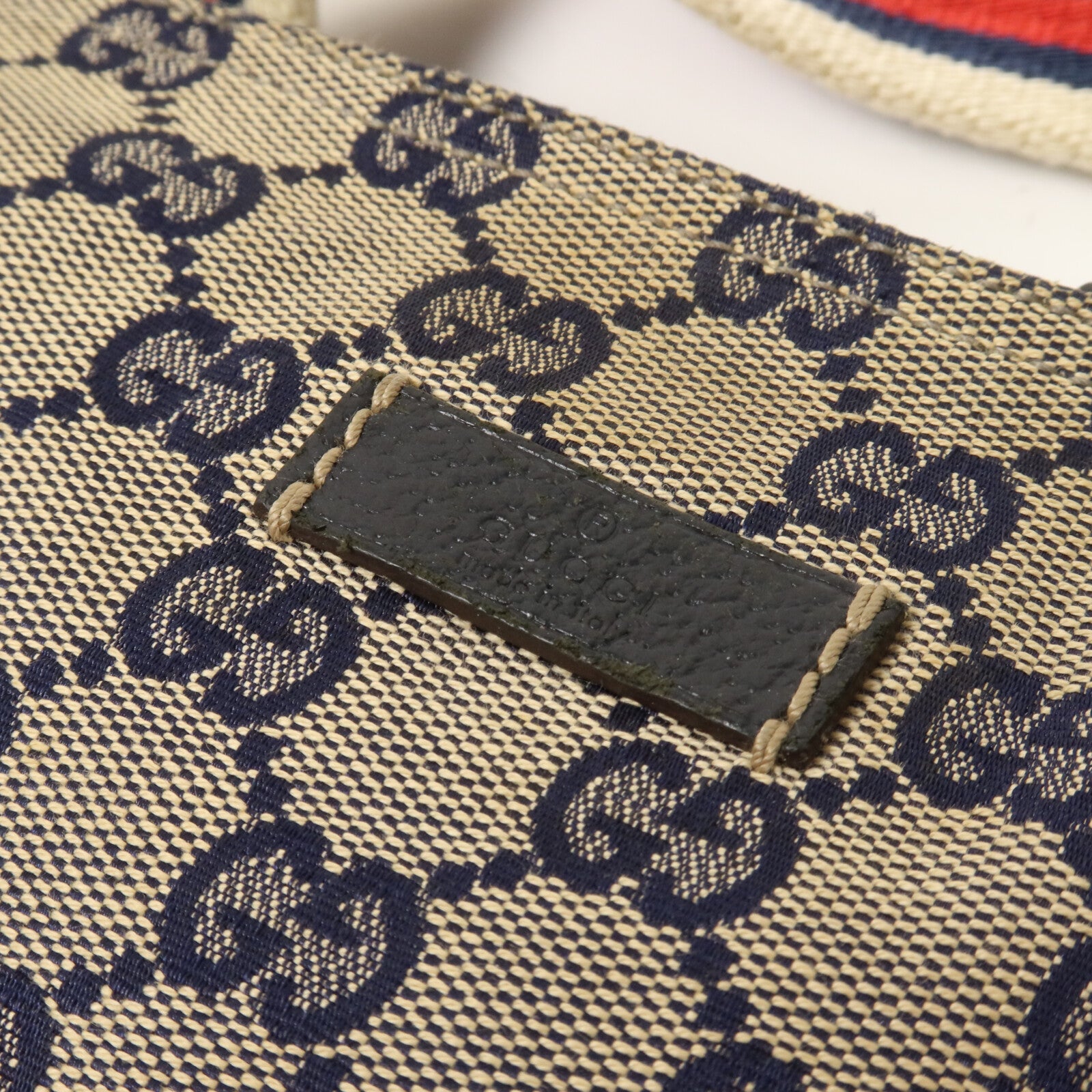 GUCCI 帆布Sherry Line Small肩背袋
