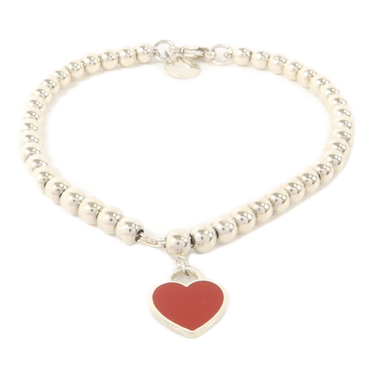 TIFFANY＆CO 925純銀Return To Tiffany Heart Tag手鏈