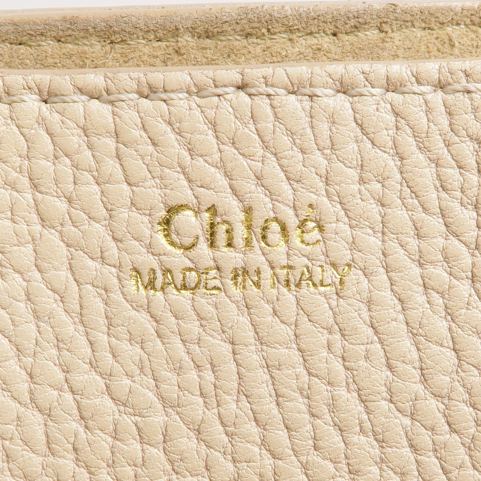 Chloe 牛皮皮革金扣鏈帶肩背袋