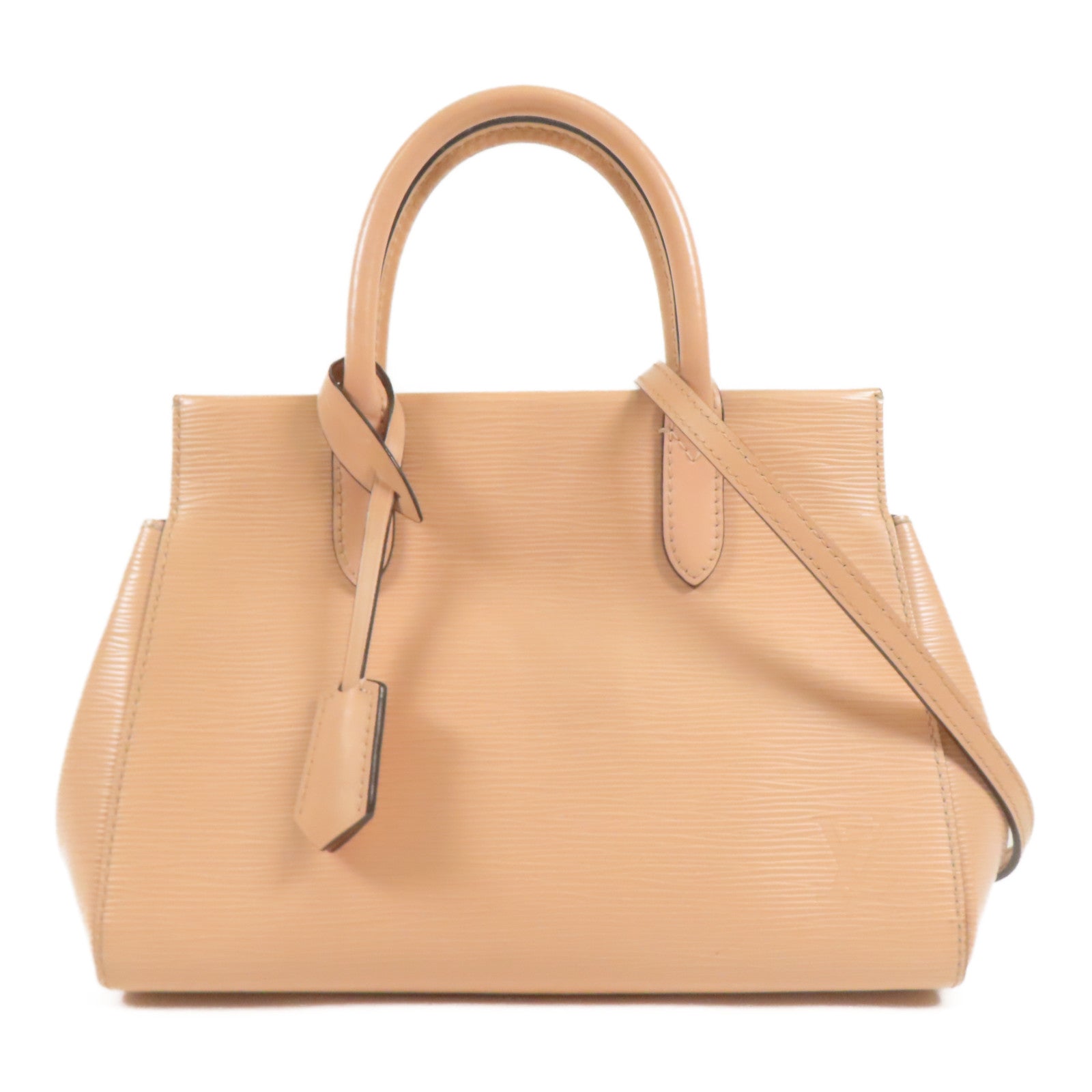 LOUIS VUITTON Epi Marly BB銀扣手挽肩背兩用袋