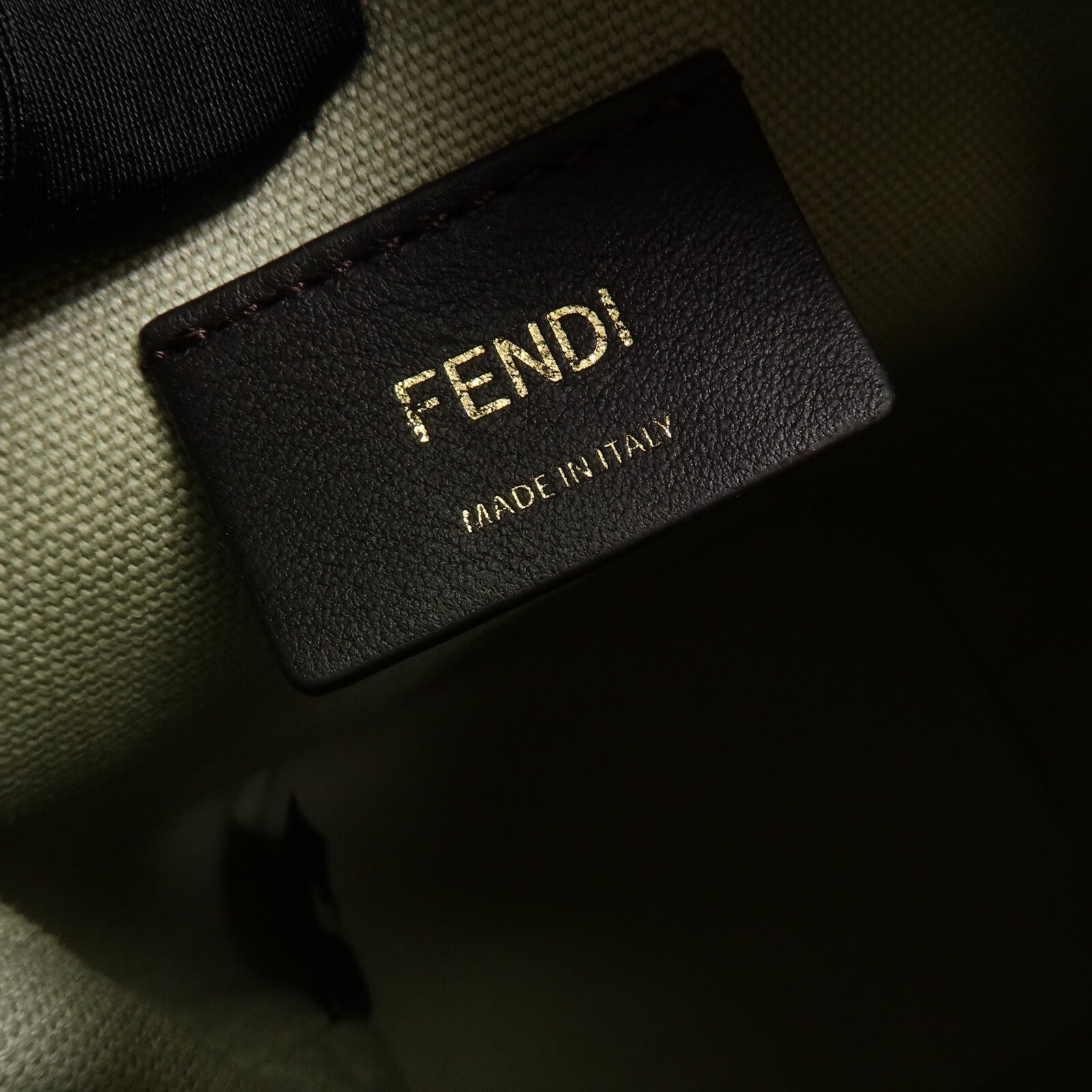 FENDI 牛皮皮革Mon Tresor手挽肩背兩用袋