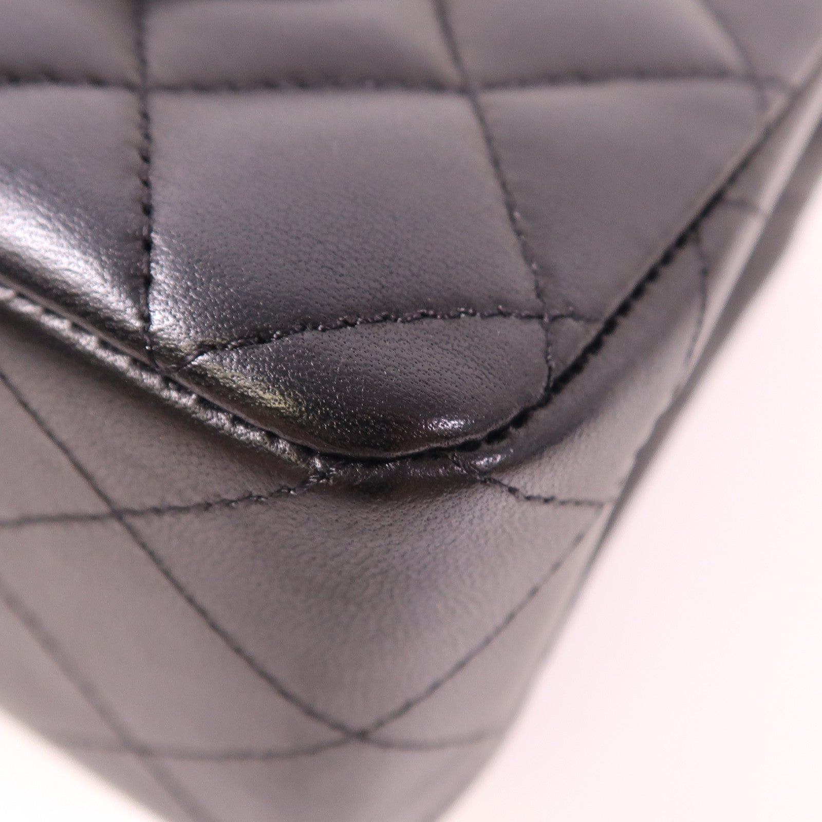 CHANEL 羊皮皮革Classic 23銀扣鏈帶肩背袋