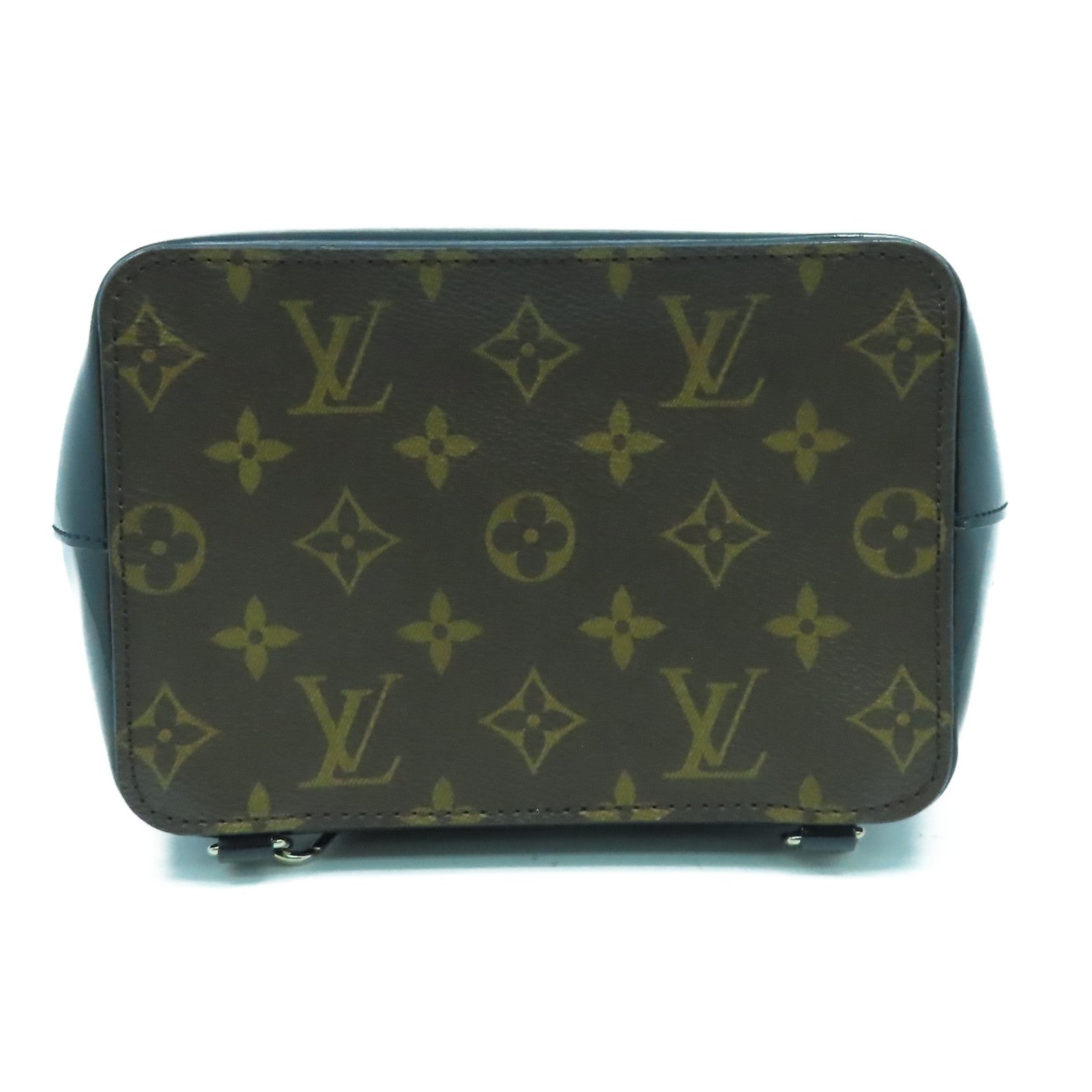 LOUIS VUITTON 【激減優惠】Vernis/Monogram Hot Springs銀扣背包黑色/啡色