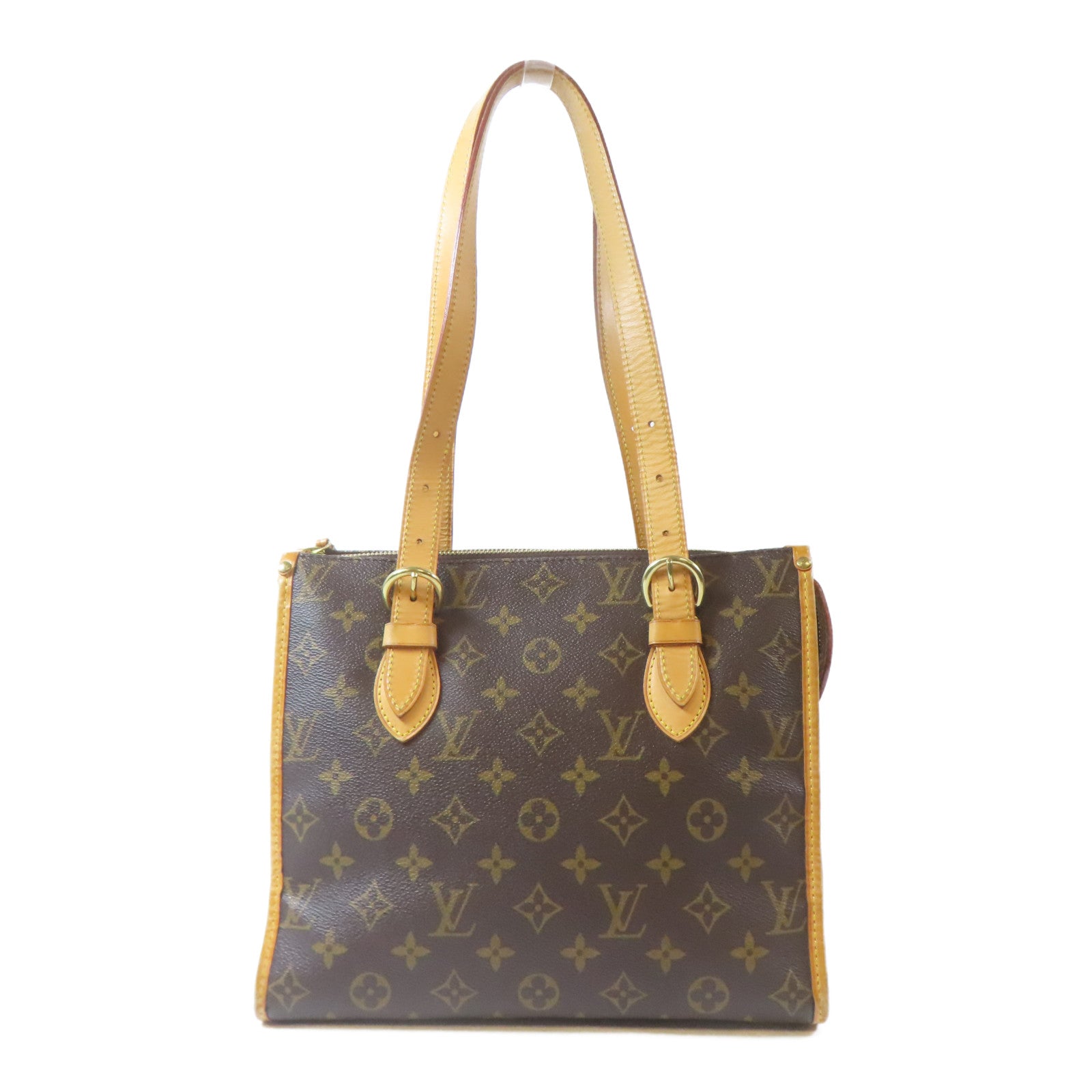 LOUIS VUITTON 【激減優惠】Monogram Popincourt Haut金扣肩背袋啡色