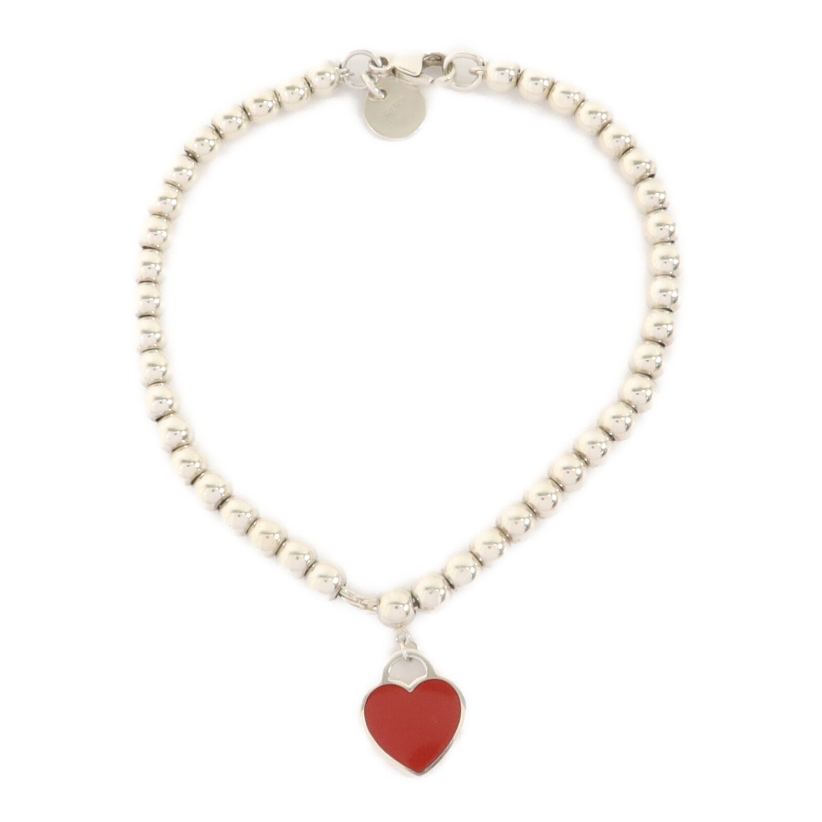 TIFFANY＆CO 925純銀Return To Tiffany Heart Tag手鏈
