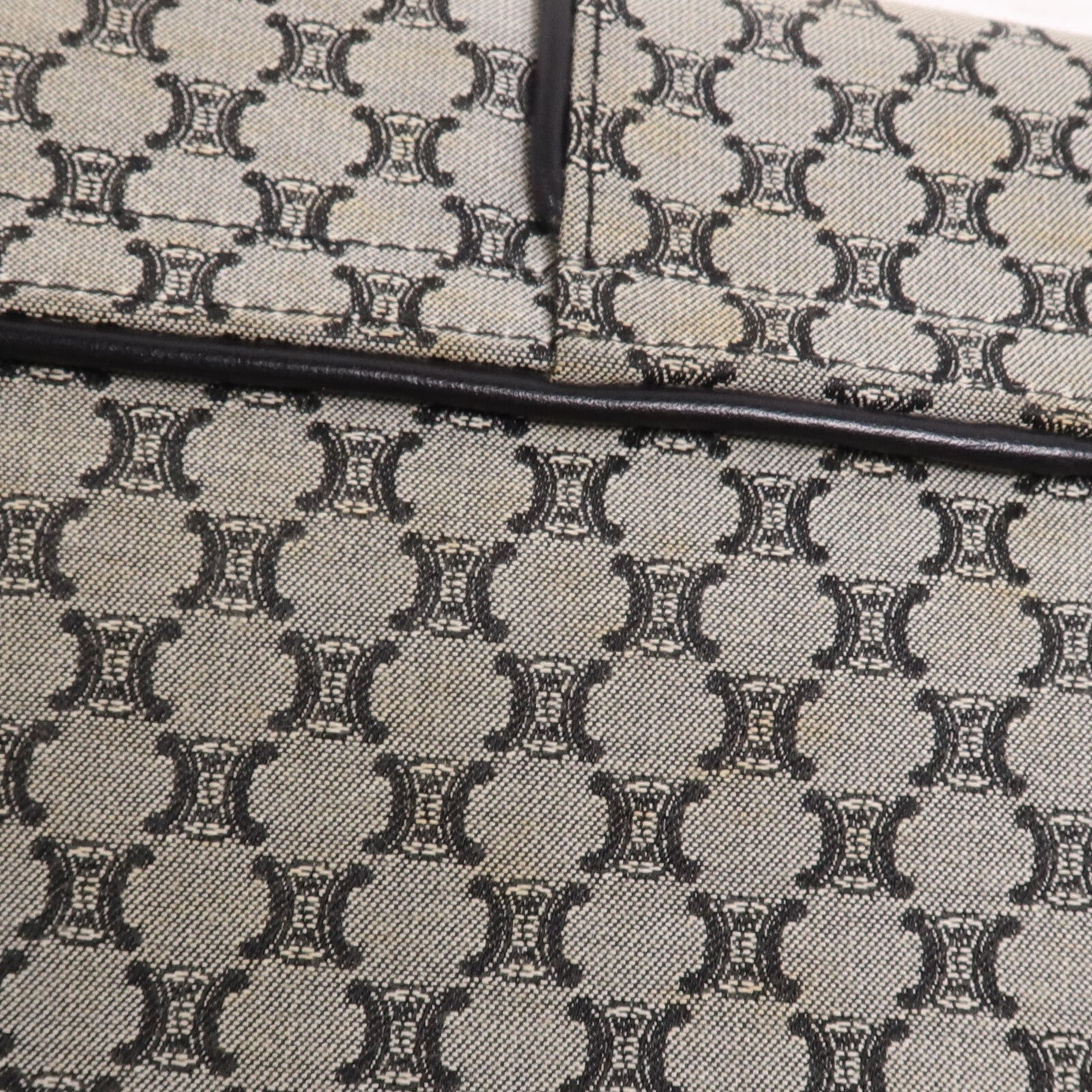CELINE 帆布Shoulder Bag銀扣肩背袋