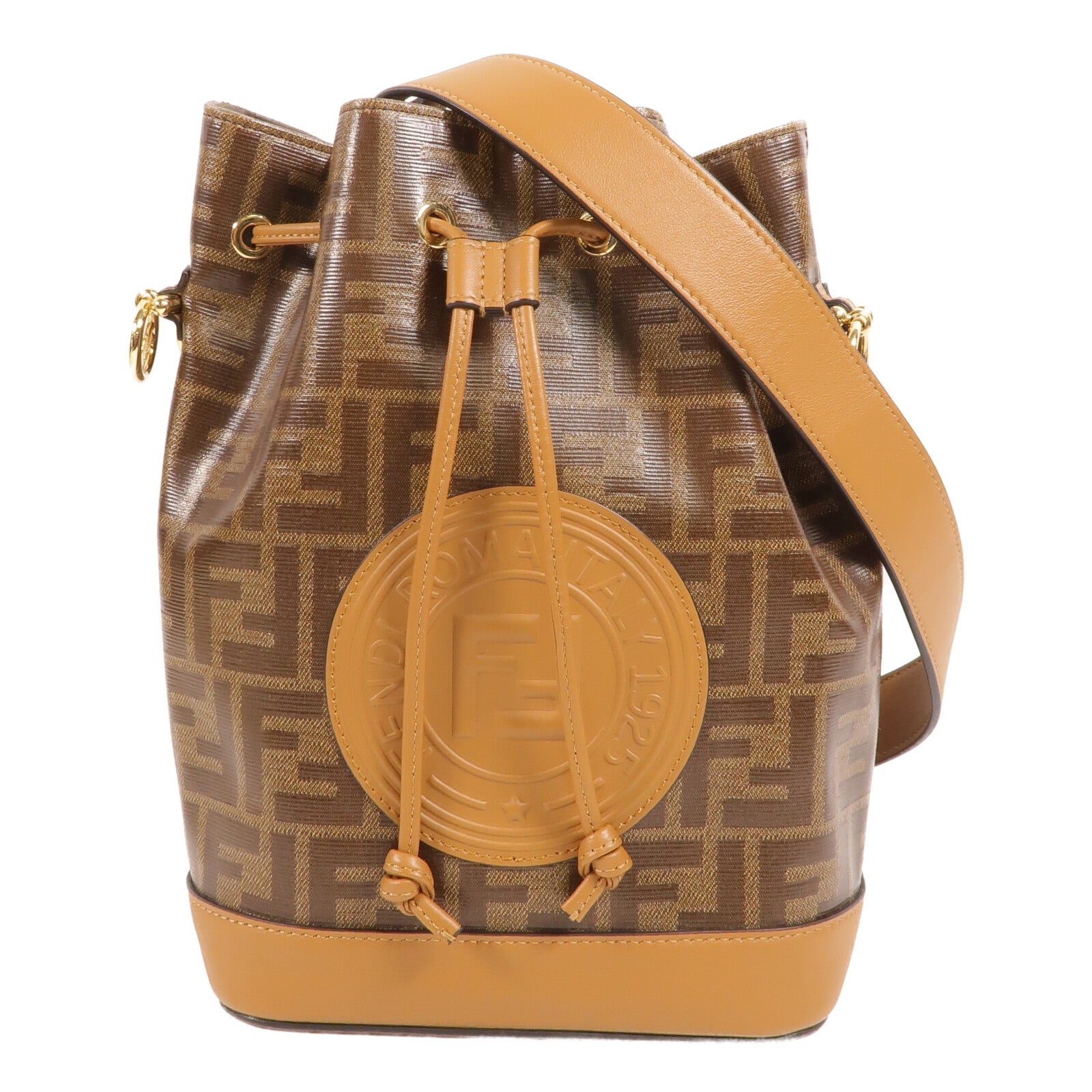 FENDI 塗層帆布Mon Tresor肩背袋