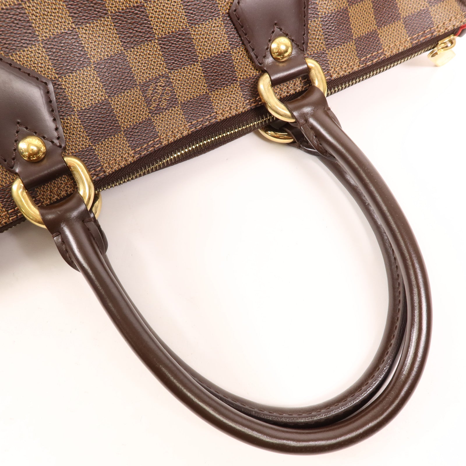 LOUIS VUITTON Damier Saleya PM金扣肩背袋