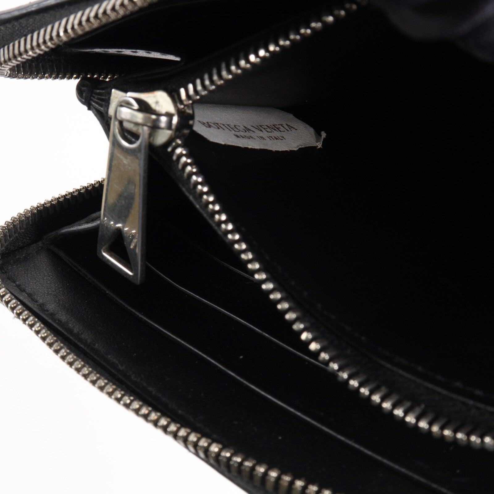 BOTTEGA VENETA 織紋皮革Cassette Zip Around Wallet長錢包