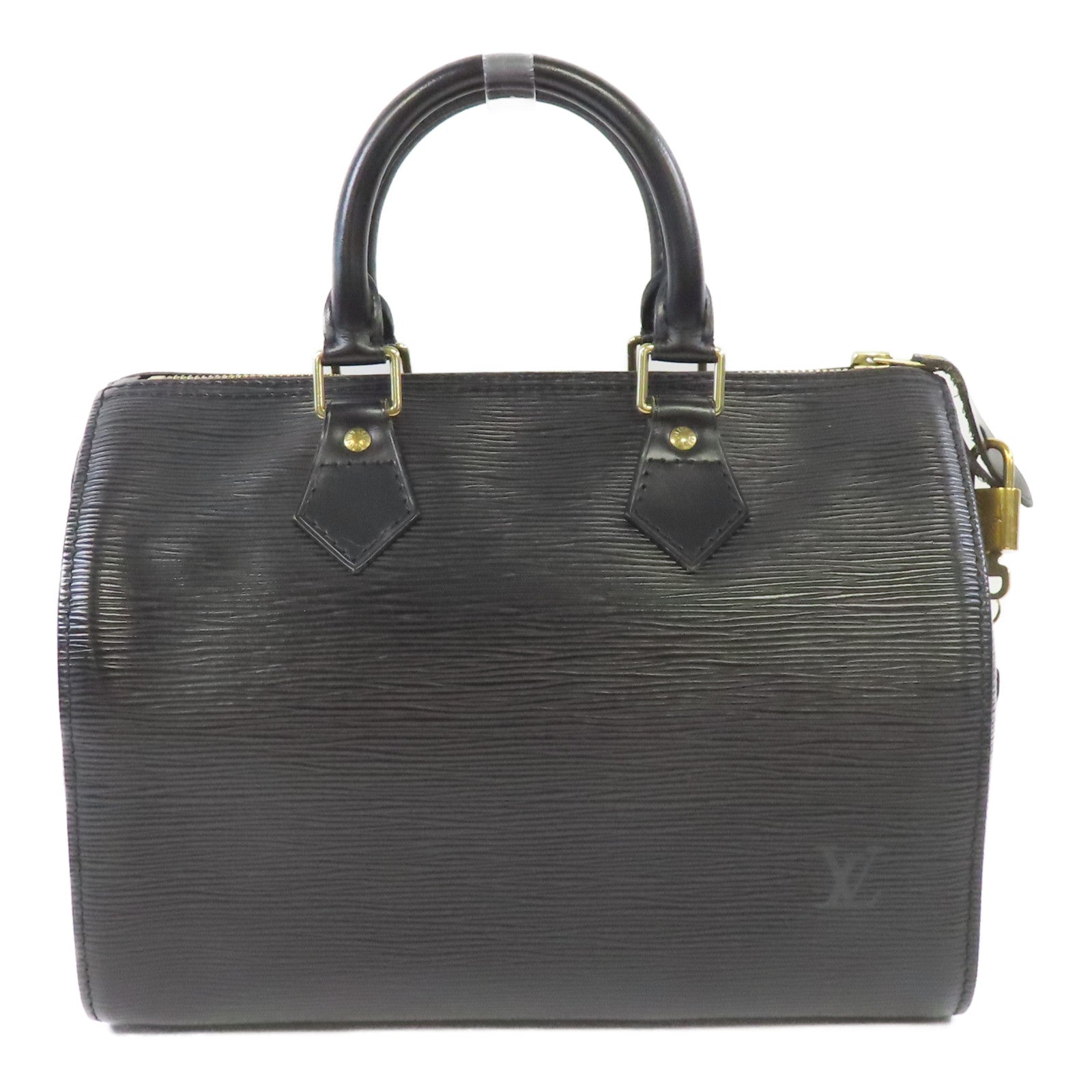 LOUIS VUITTON Epi Speedy 30金扣手挽袋黑色