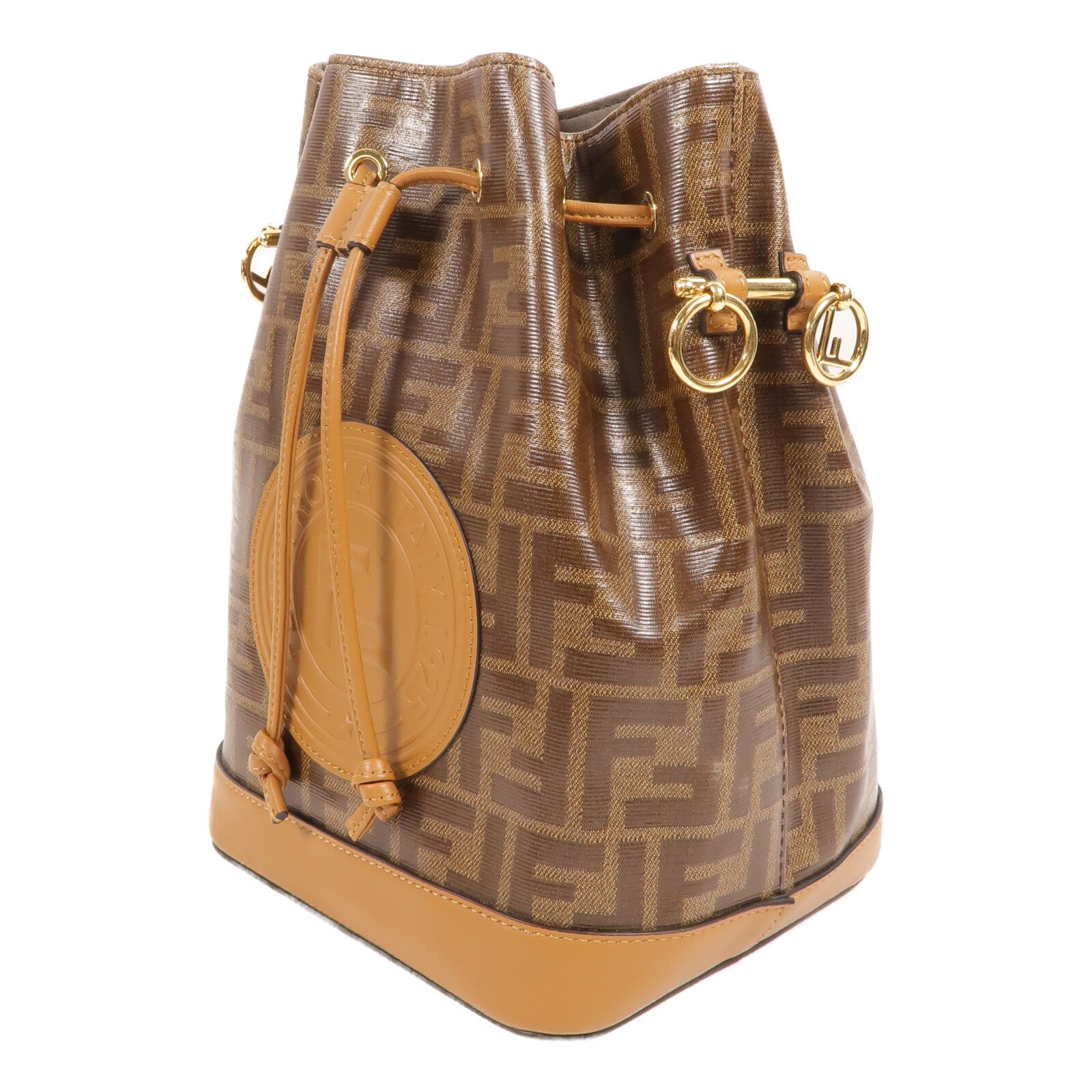 FENDI 塗層帆布Mon Tresor肩背袋