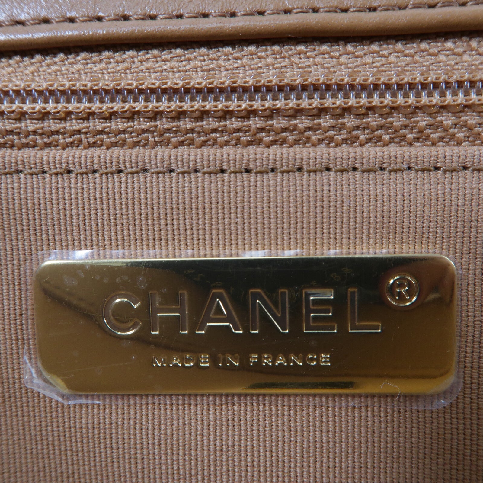 CHANEL 羊皮皮革C19 Small鏈帶手挽肩背兩用袋