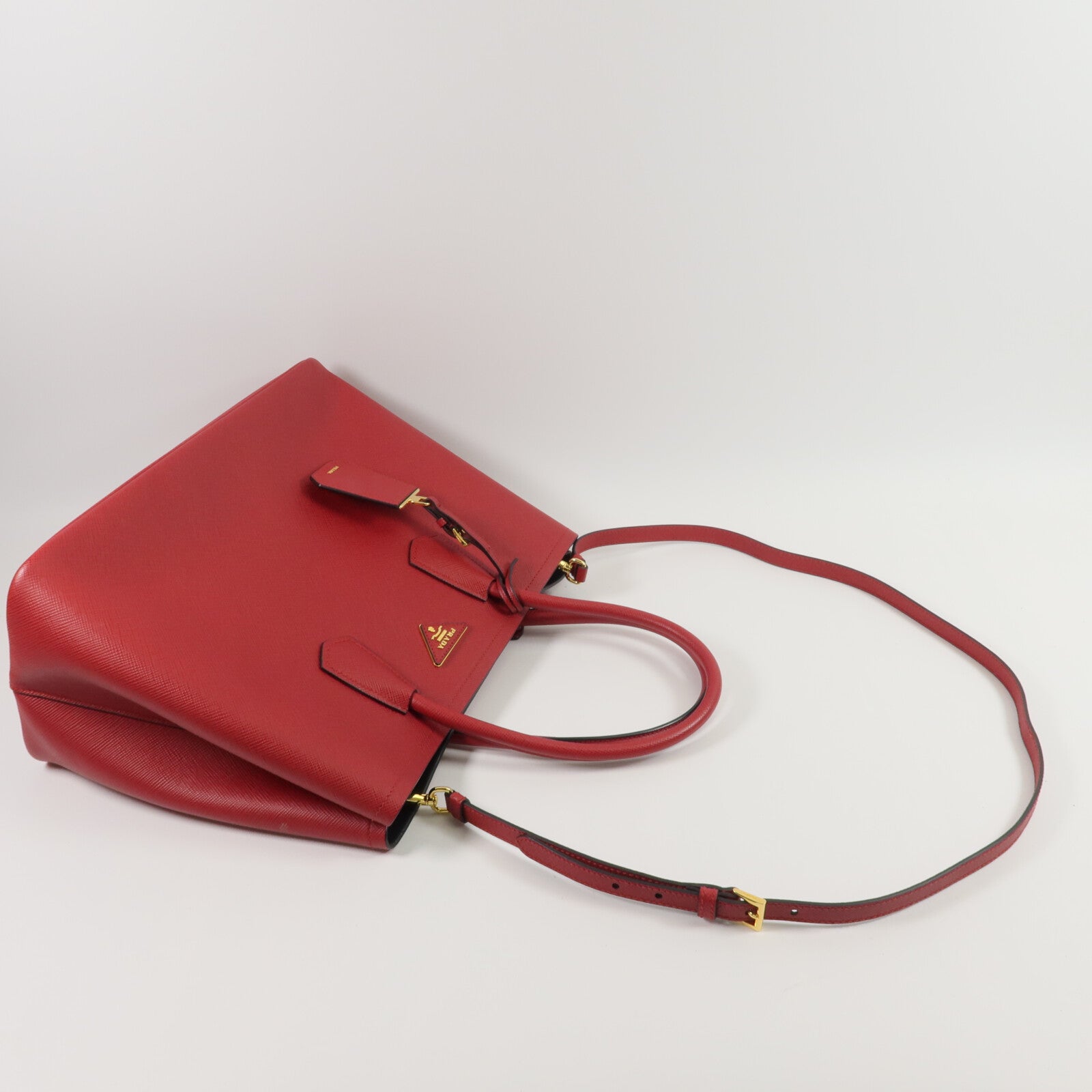 PRADA 牛皮皮革2 Way Shoulder手挽肩背兩用袋