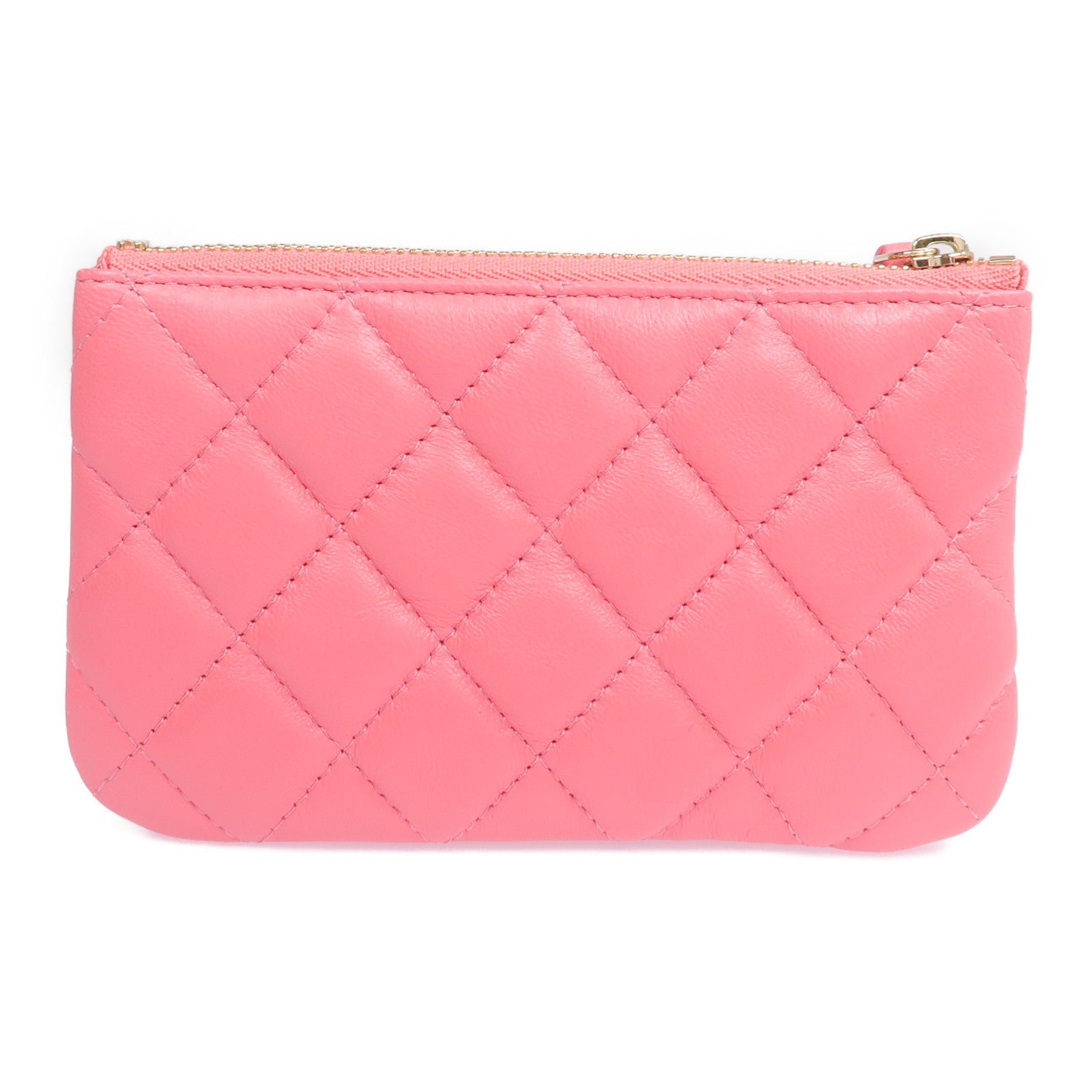 CHANEL 羊皮皮革Mini Pouch金扣零錢包