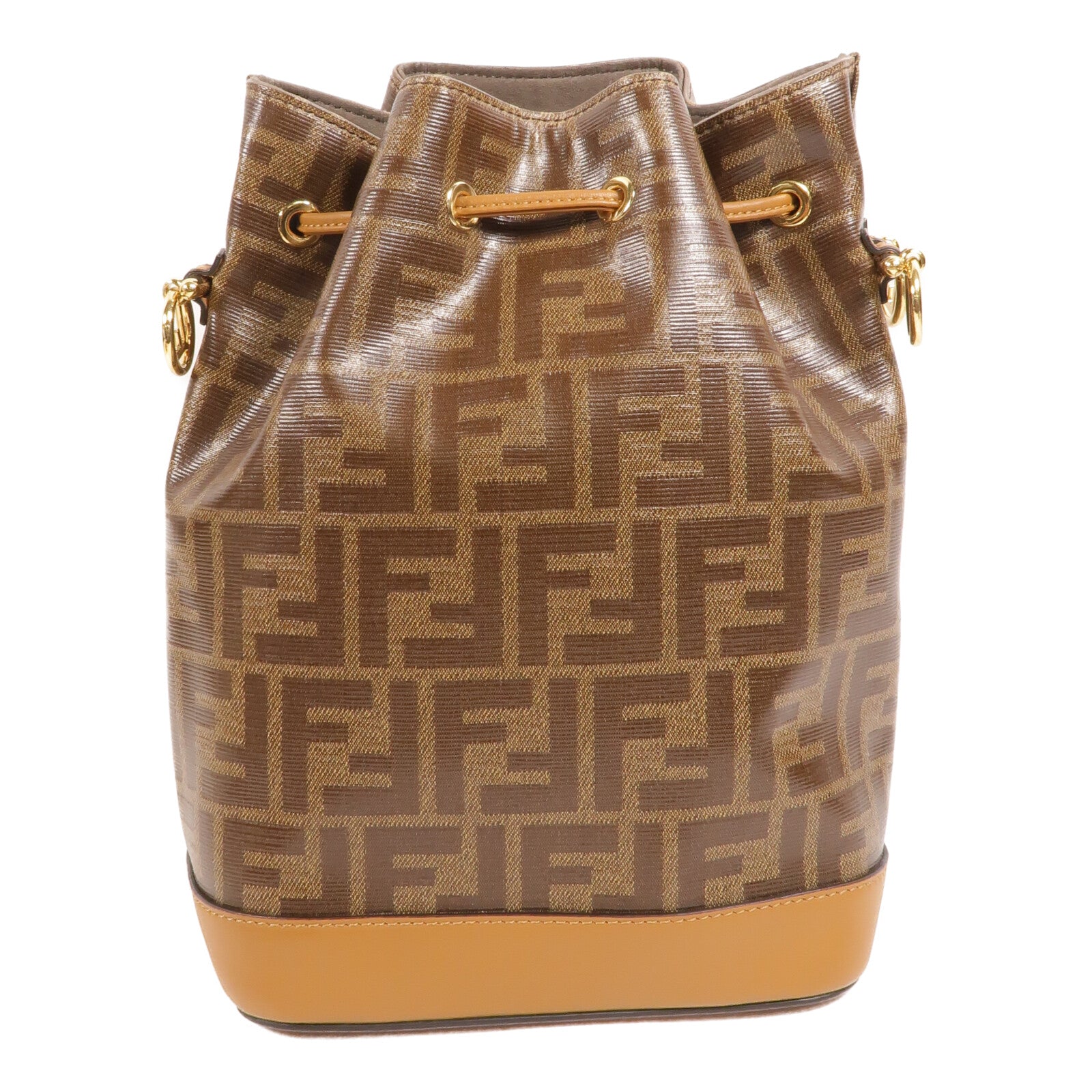 FENDI 塗層帆布Mon Tresor肩背袋