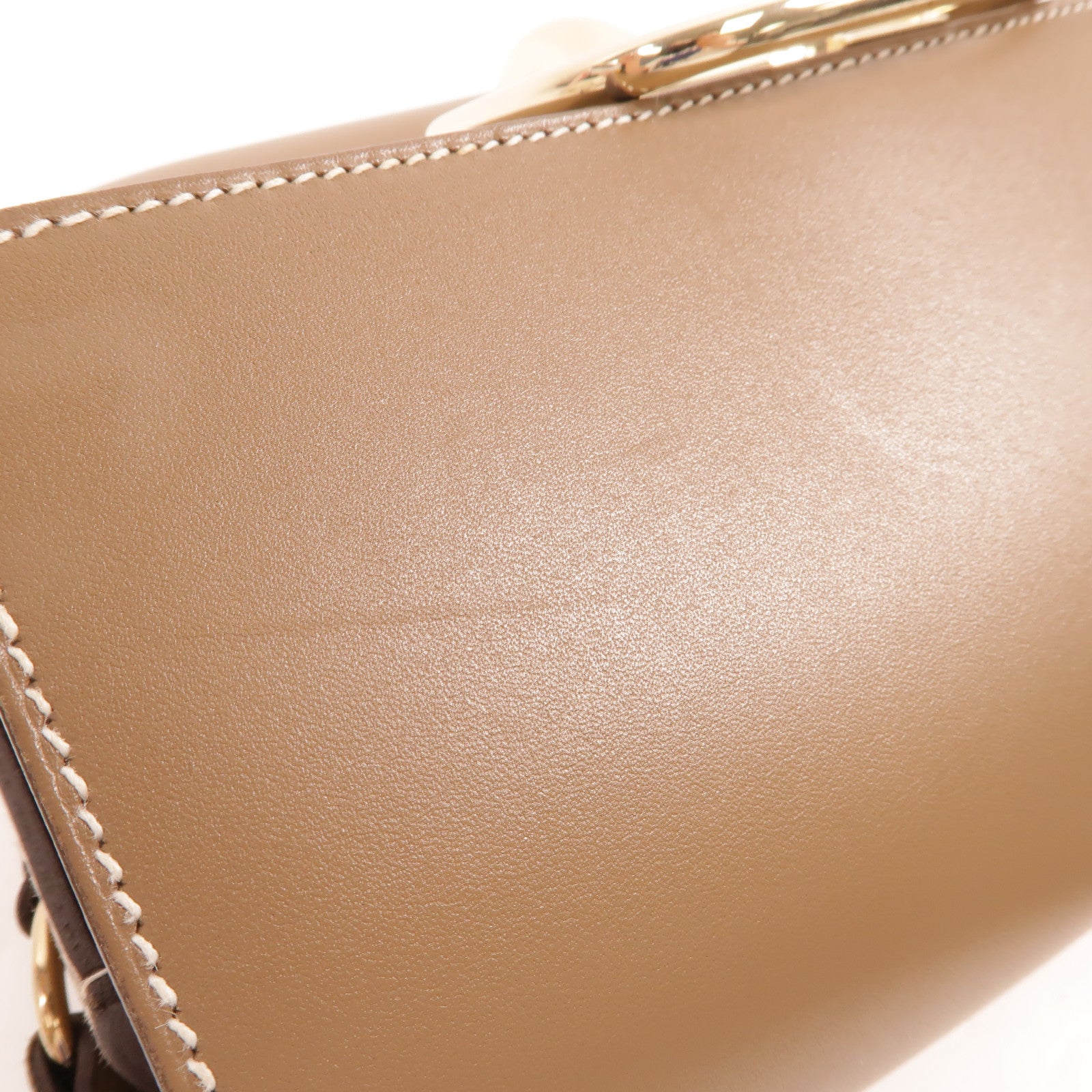 HERMES Swift皮革Della Cavalleria Elan肩背袋Etoupe