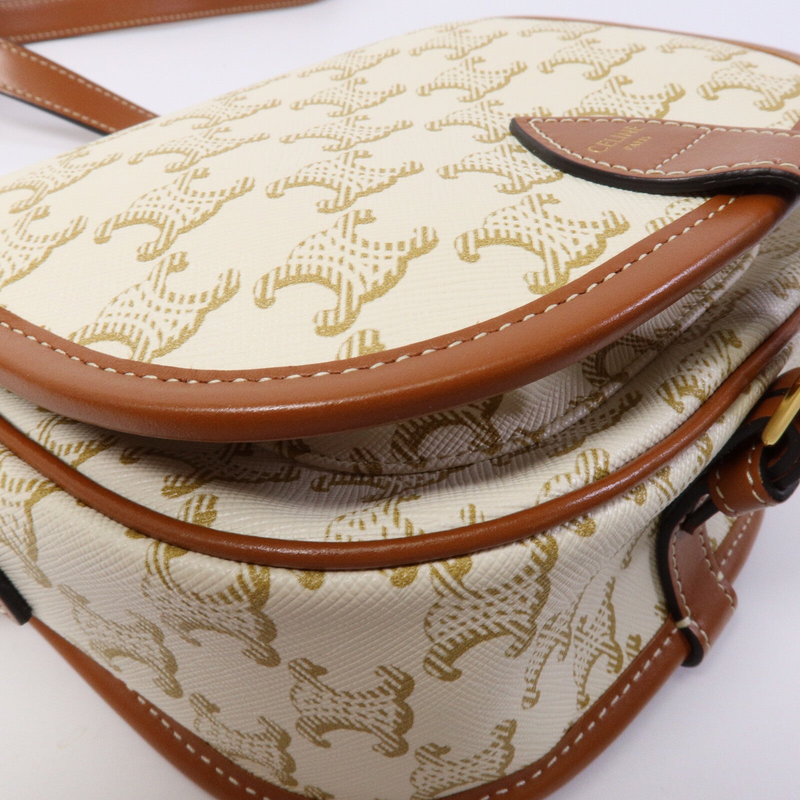 CELINE 塗層帆布Folco肩背袋