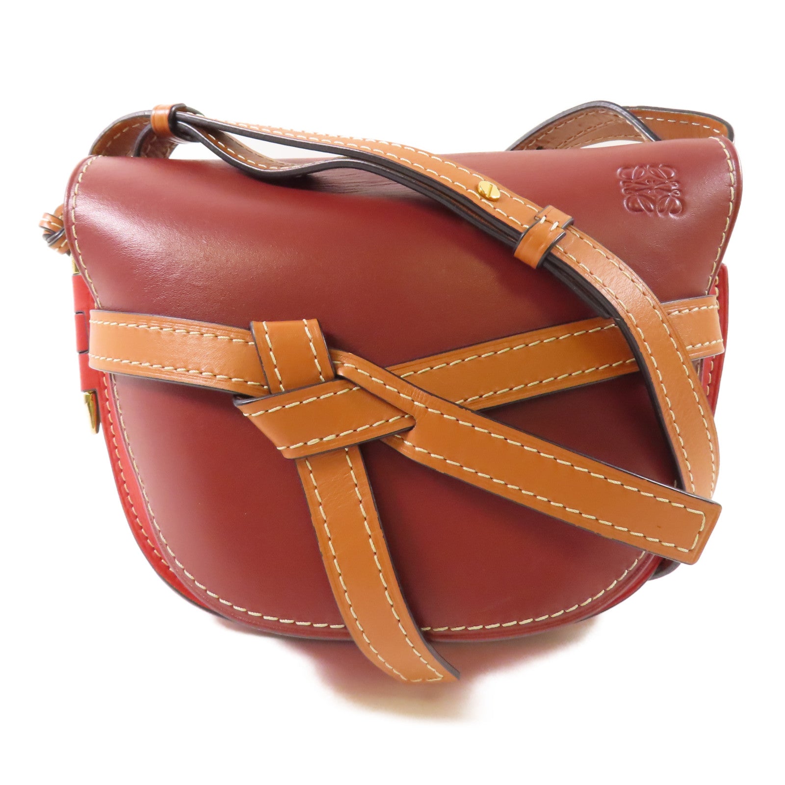 LOEWE 【激減優惠】牛皮皮革Small Gate Shoulder Bag肩背袋
