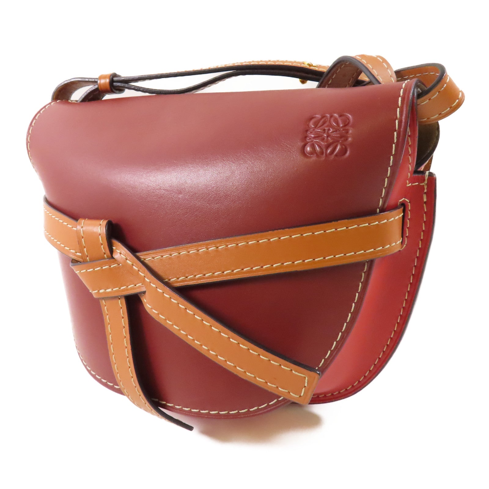 LOEWE 【激減優惠】牛皮皮革Small Gate Shoulder Bag肩背袋