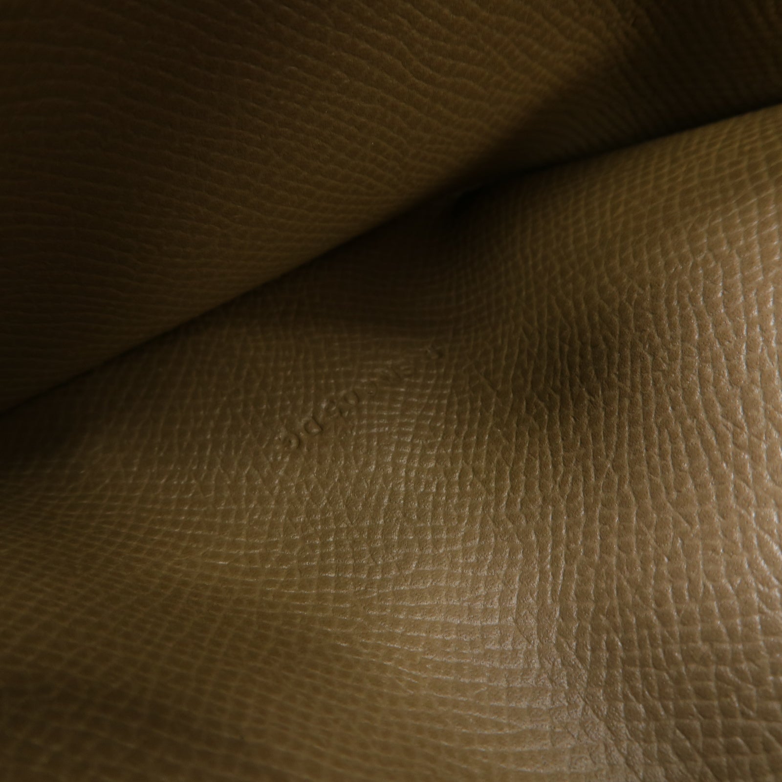 HERMES Epsom皮革Brean Long Wallet金扣長錢包Etoupe米灰色
