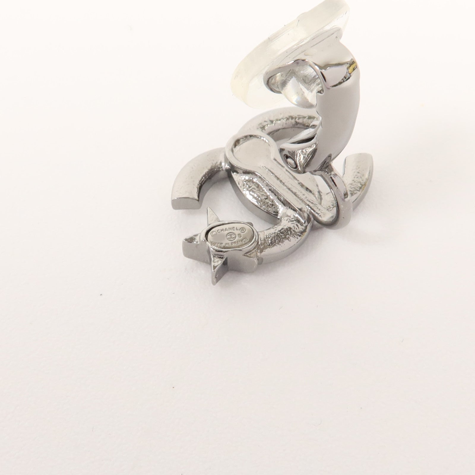 CHANEL 金屬/鉛玻璃Clipped Earring耳環