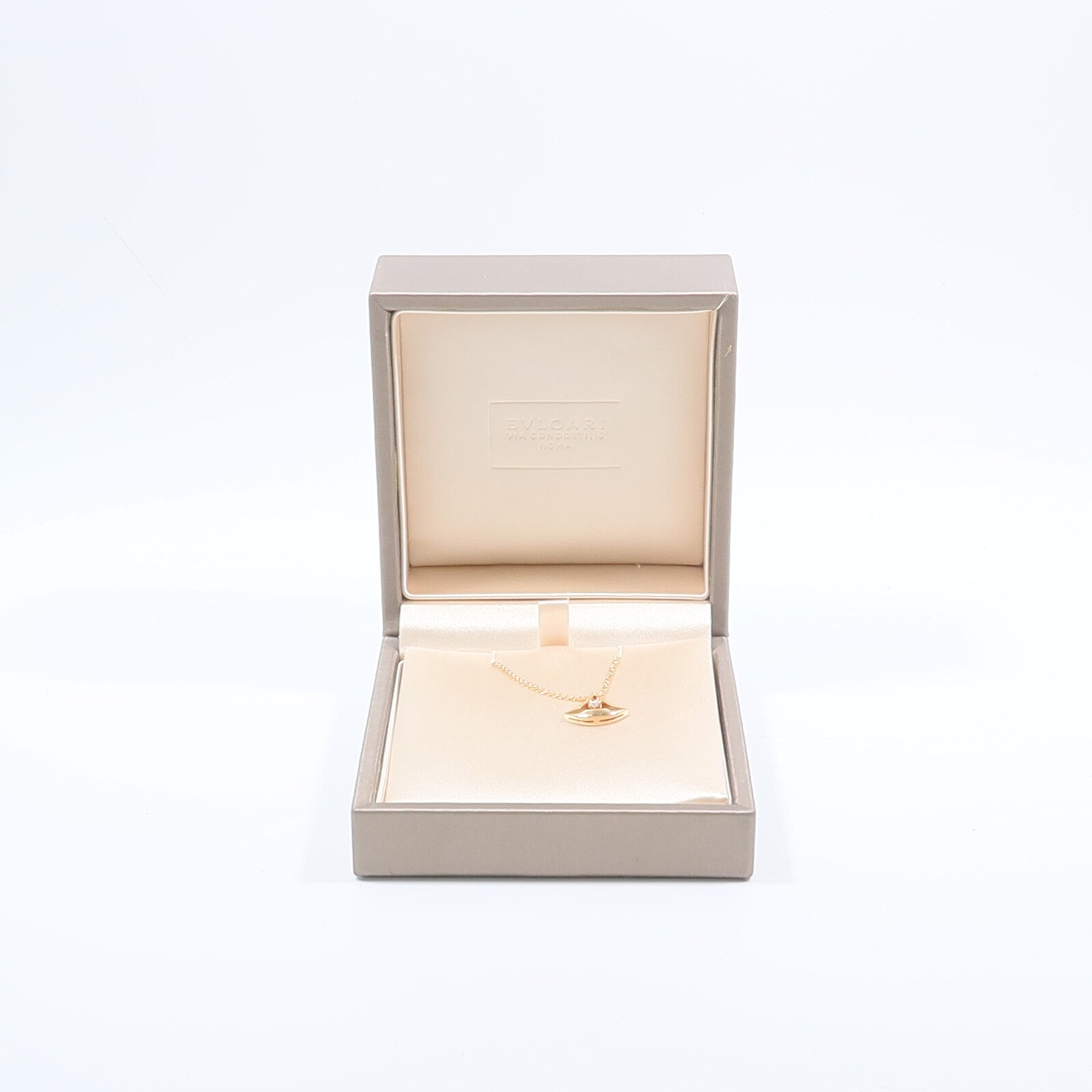 BVLGARI 18K玫瑰金Divas Dream Necklace鑽石項鍊