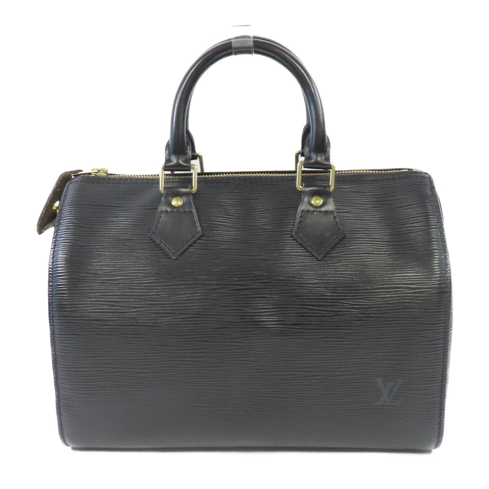 LOUIS VUITTON Epi Speedy 30金扣手挽袋黑色