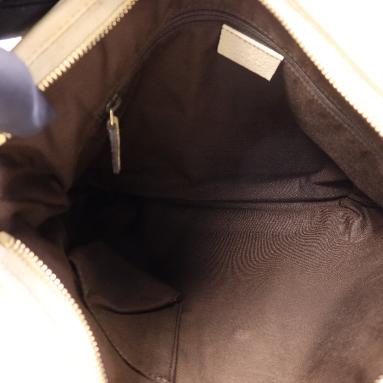 GUCCI 帆布Shoulder Bag金扣肩背袋