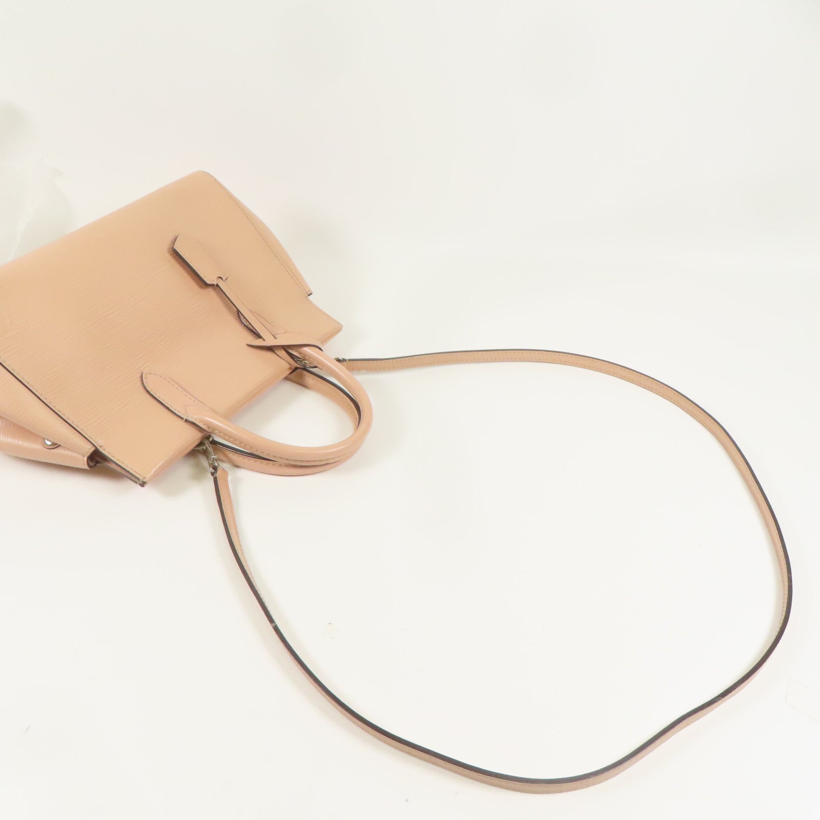 LOUIS VUITTON Epi Marly BB銀扣手挽肩背兩用袋