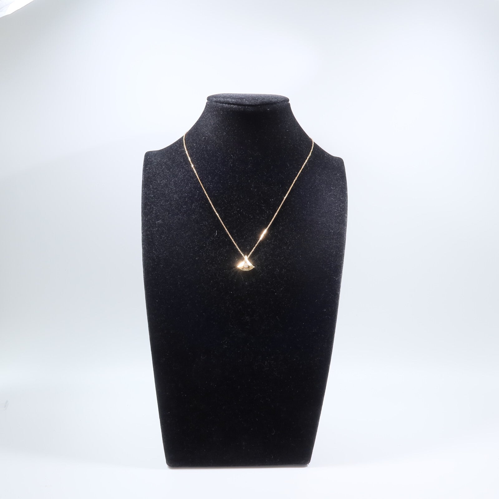 BVLGARI 18K玫瑰金Divas Dream Necklace鑽石項鍊