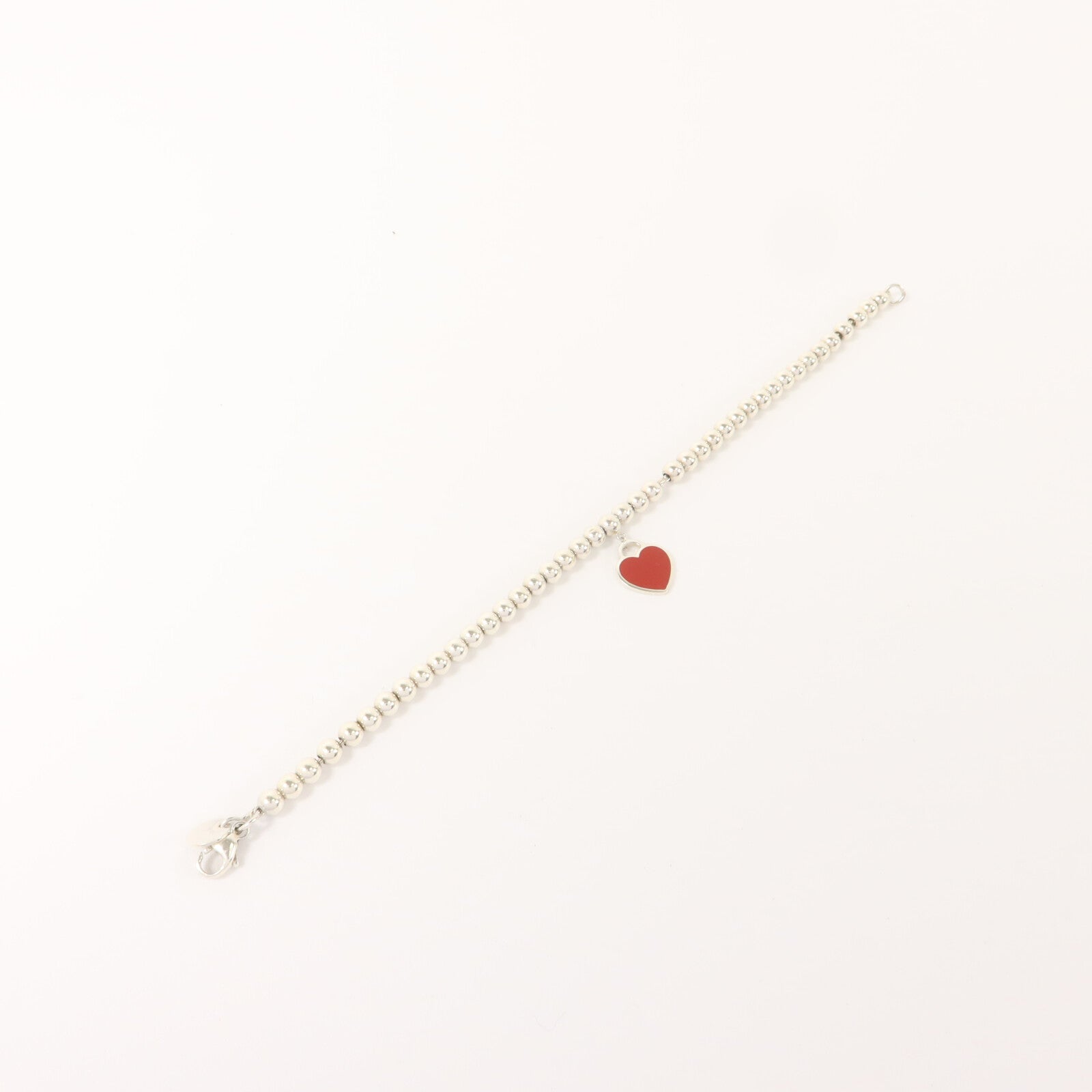 TIFFANY＆CO 925純銀Return To Tiffany Heart Tag手鏈