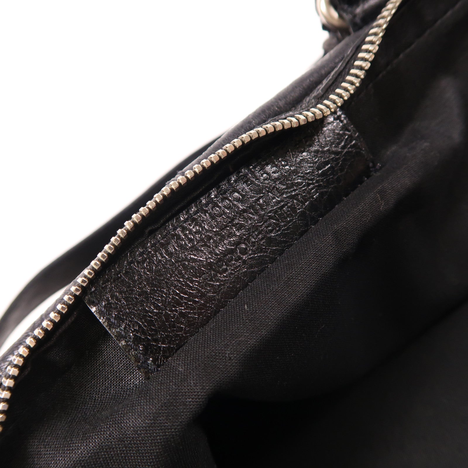 BALENCIAGA 牛皮皮革Bag銀扣手挽肩背兩用袋